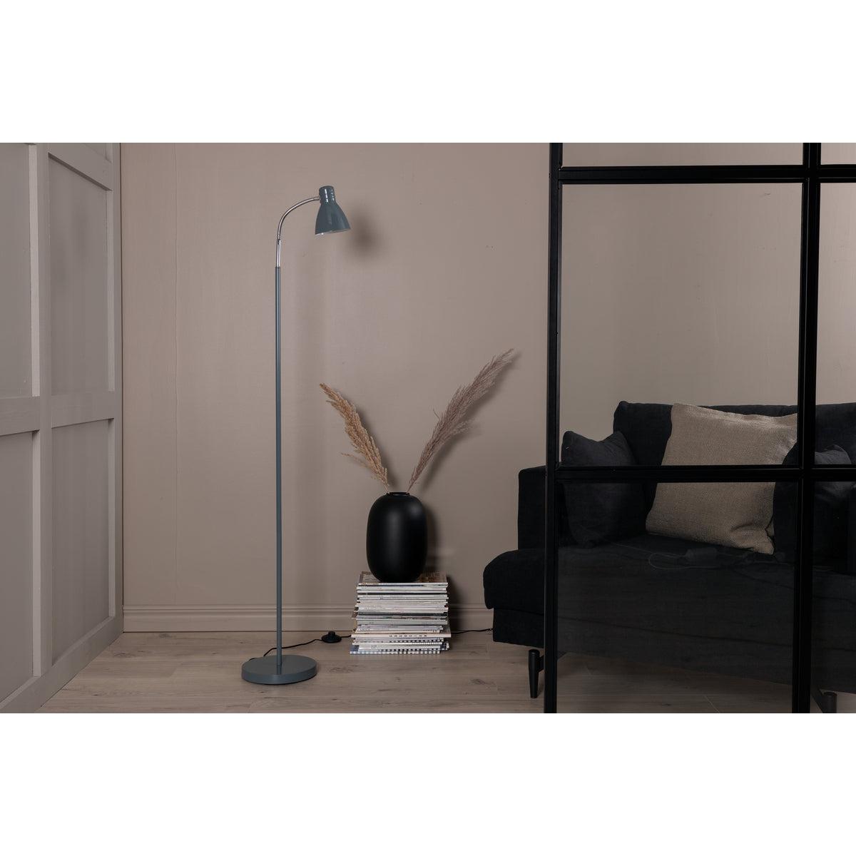 LINA Golvlampa - Mörkgrå-Golvlampa-Venture Home-peaceofhome.se