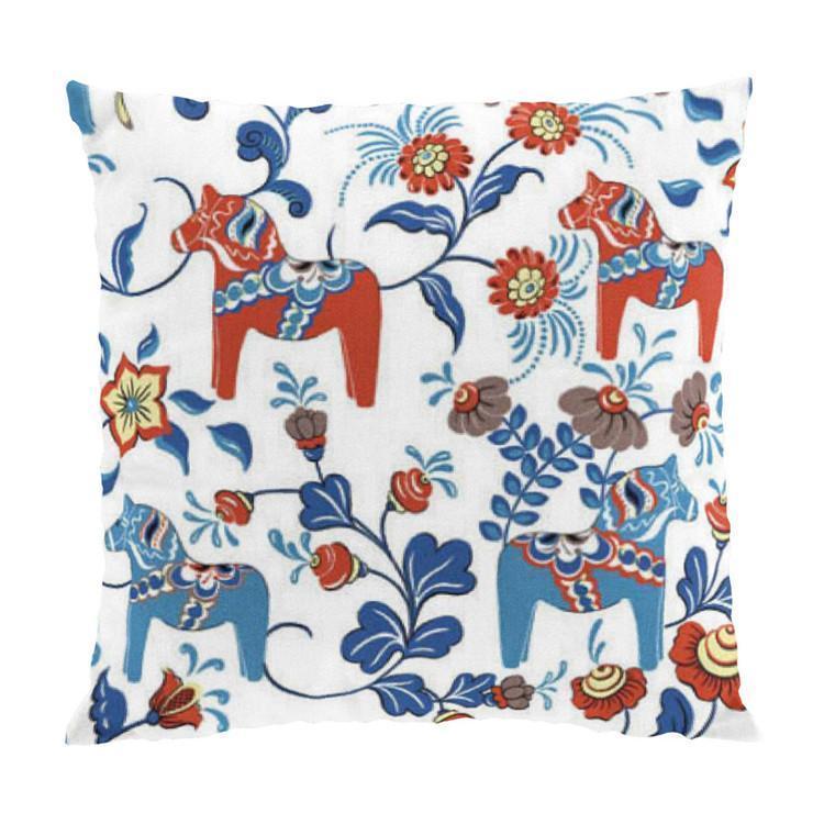 Leksand Kuddfodral 47x47 cm-Kuddfodral-Arvidssons Textil-Dalablå-peaceofhome.se