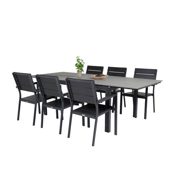 Levels Rektangulär Matgrupp-Table Set-Venture Home-peaceofhome.se