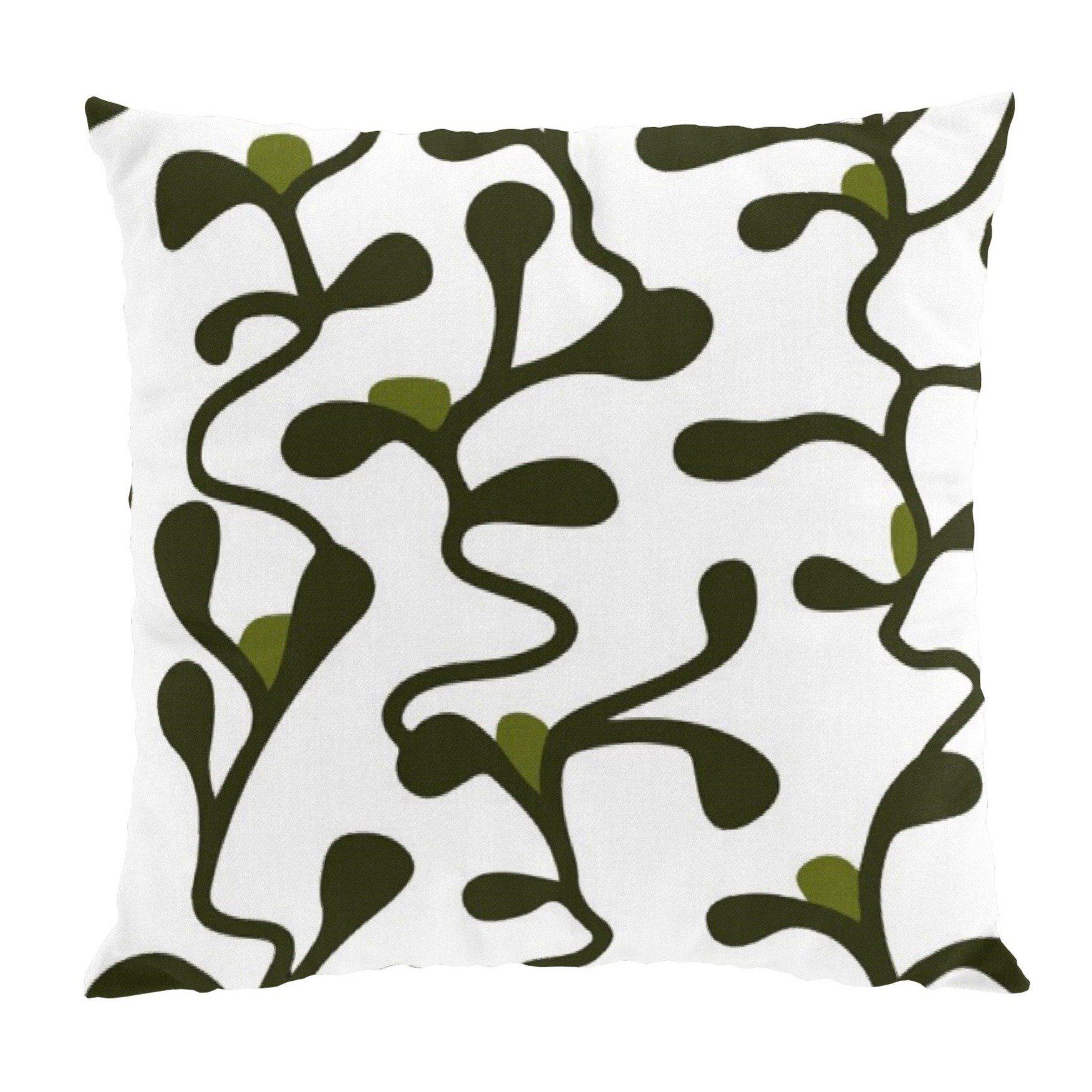 Lingonris Kuddfodral 47x47 cm-Kuddfodral-Arvidssons Textil-Grön-peaceofhome.se
