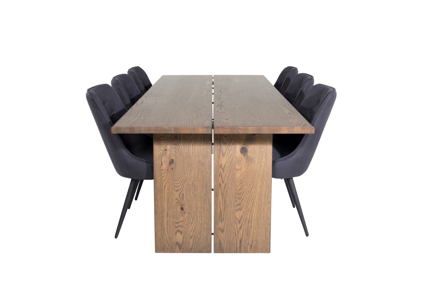 Logger Rektangulär Matgrupp-GR Dining Set-Venture Home-peaceofhome.se