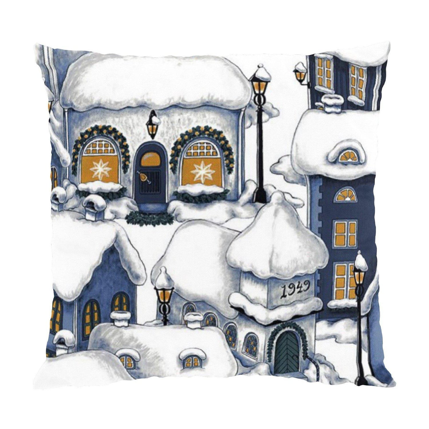 Lyckeby Kuddfodral 45x45 cm-Kuddfodral-Arvidssons Textil-Blå-peaceofhome.se