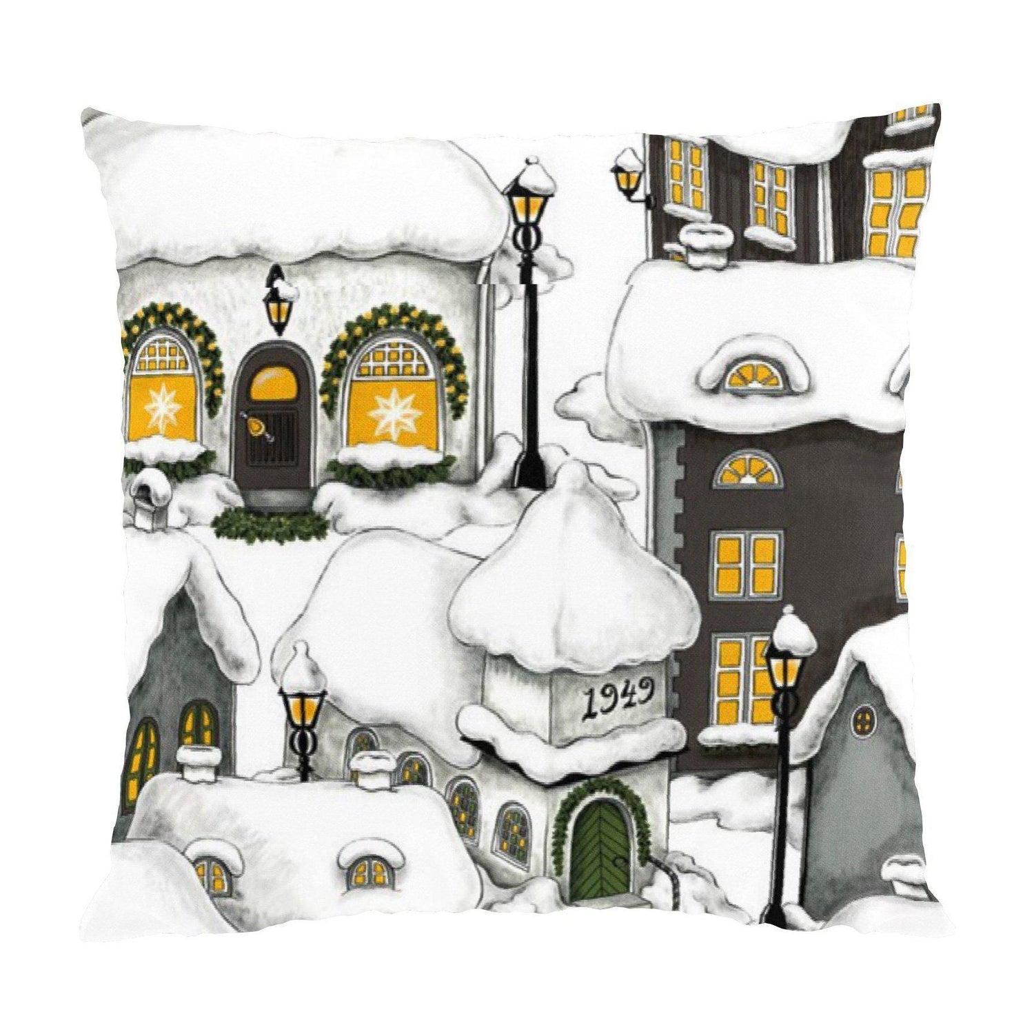 Lyckeby Kuddfodral 45x45 cm-Kuddfodral-Arvidssons Textil-Grå-peaceofhome.se