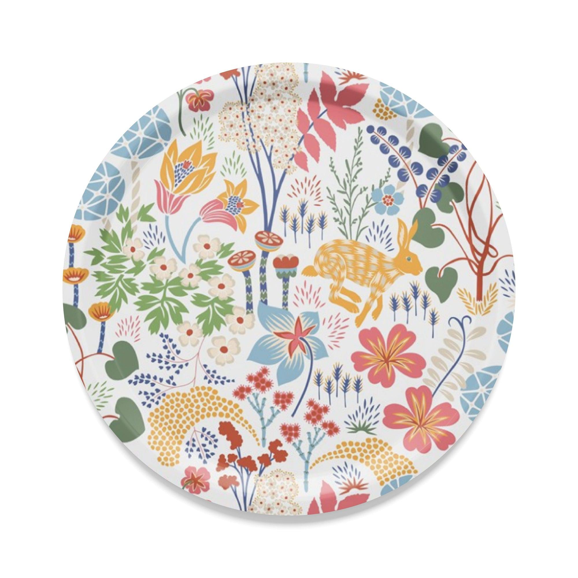 Lyckeflykt Rund Bricka 31 cm-Bricka-Arvidssons Textil-peaceofhome.se