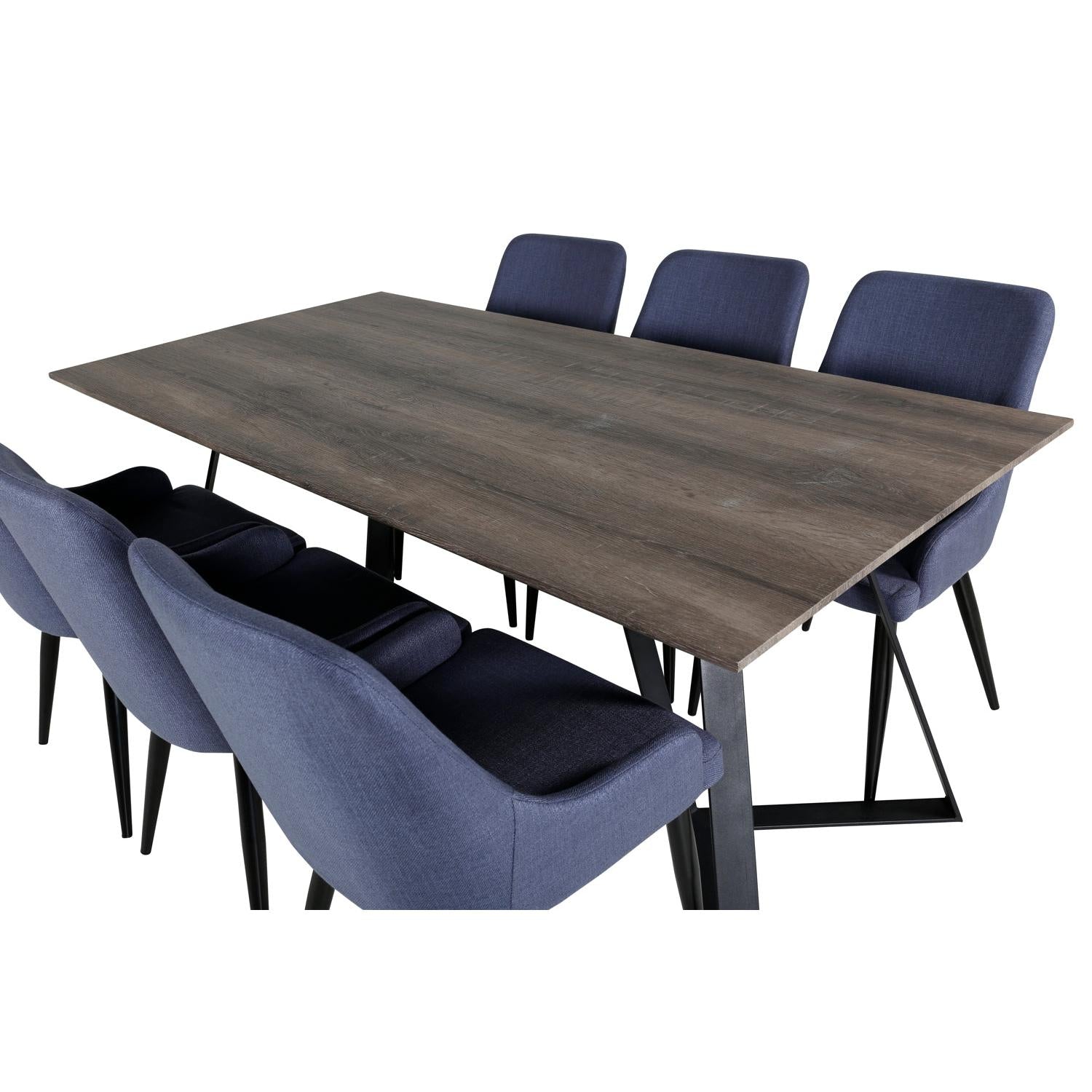 MARINA PLAZA Matbord 180x90 + 6 stolar-Venture Home-peaceofhome.se
