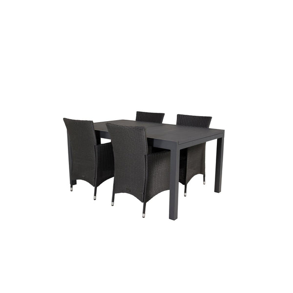 Marbella Rektangulär Matgrupp-Table Set-Venture Home-peaceofhome.se