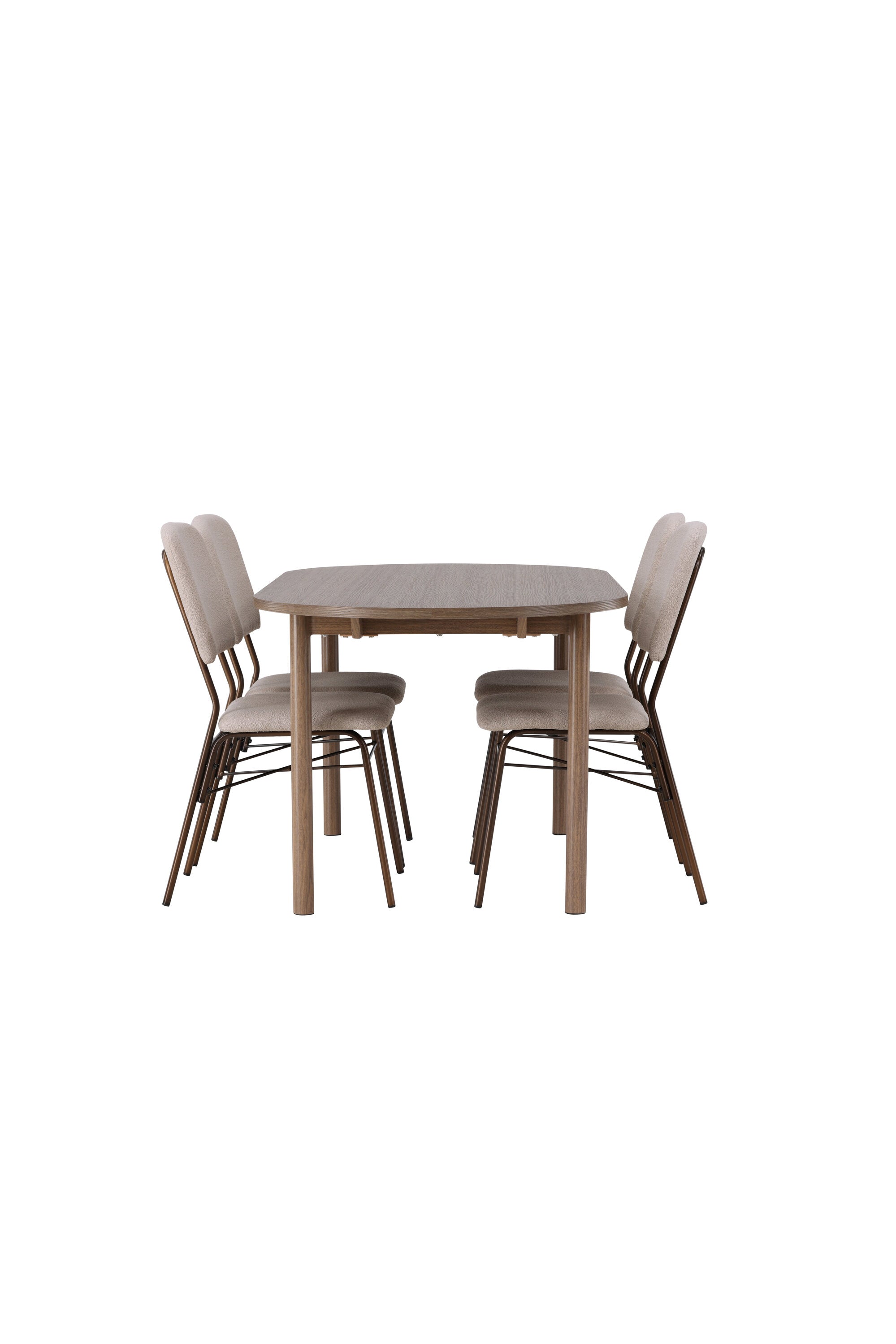 Matgrupp Andy med stolarna Seda-GR Dining Set-Venture Home-peaceofhome.se