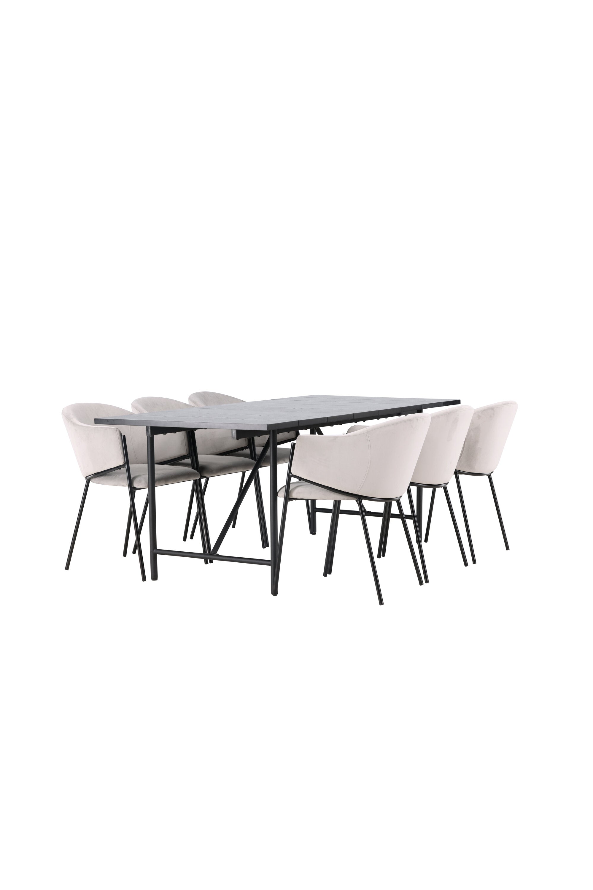 Matgrupp Astrid med stolarna Evelina-GR Dining Set-Venture Home-peaceofhome.se