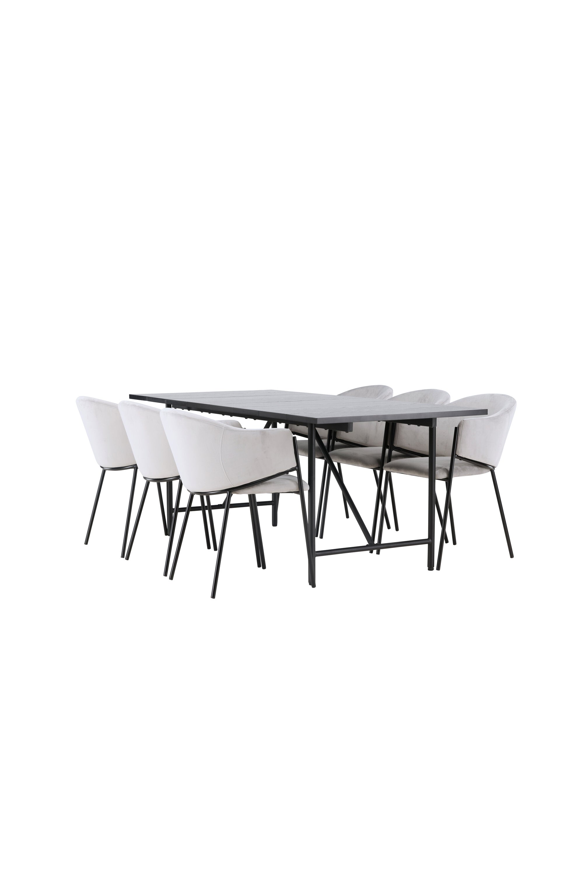 Matgrupp Astrid med stolarna Evelina-GR Dining Set-Venture Home-peaceofhome.se