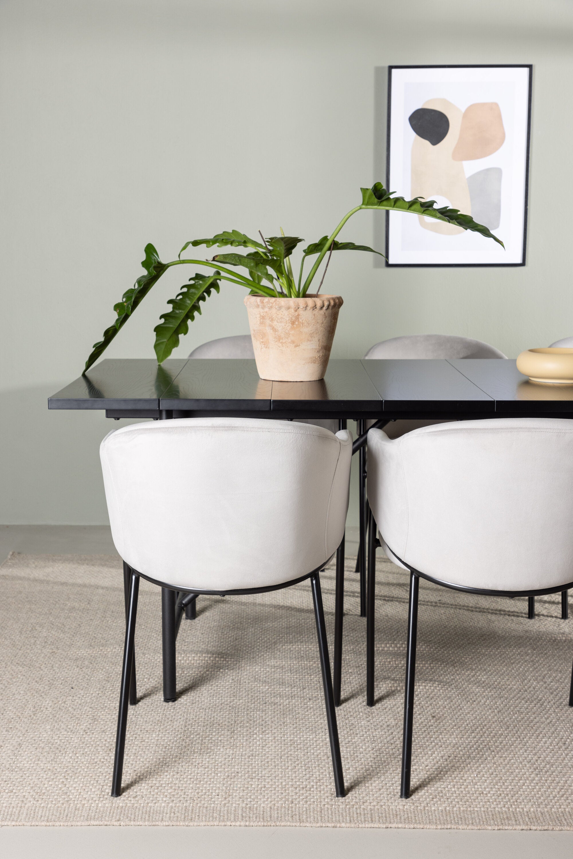 Matgrupp Astrid med stolarna Evelina-GR Dining Set-Venture Home-peaceofhome.se
