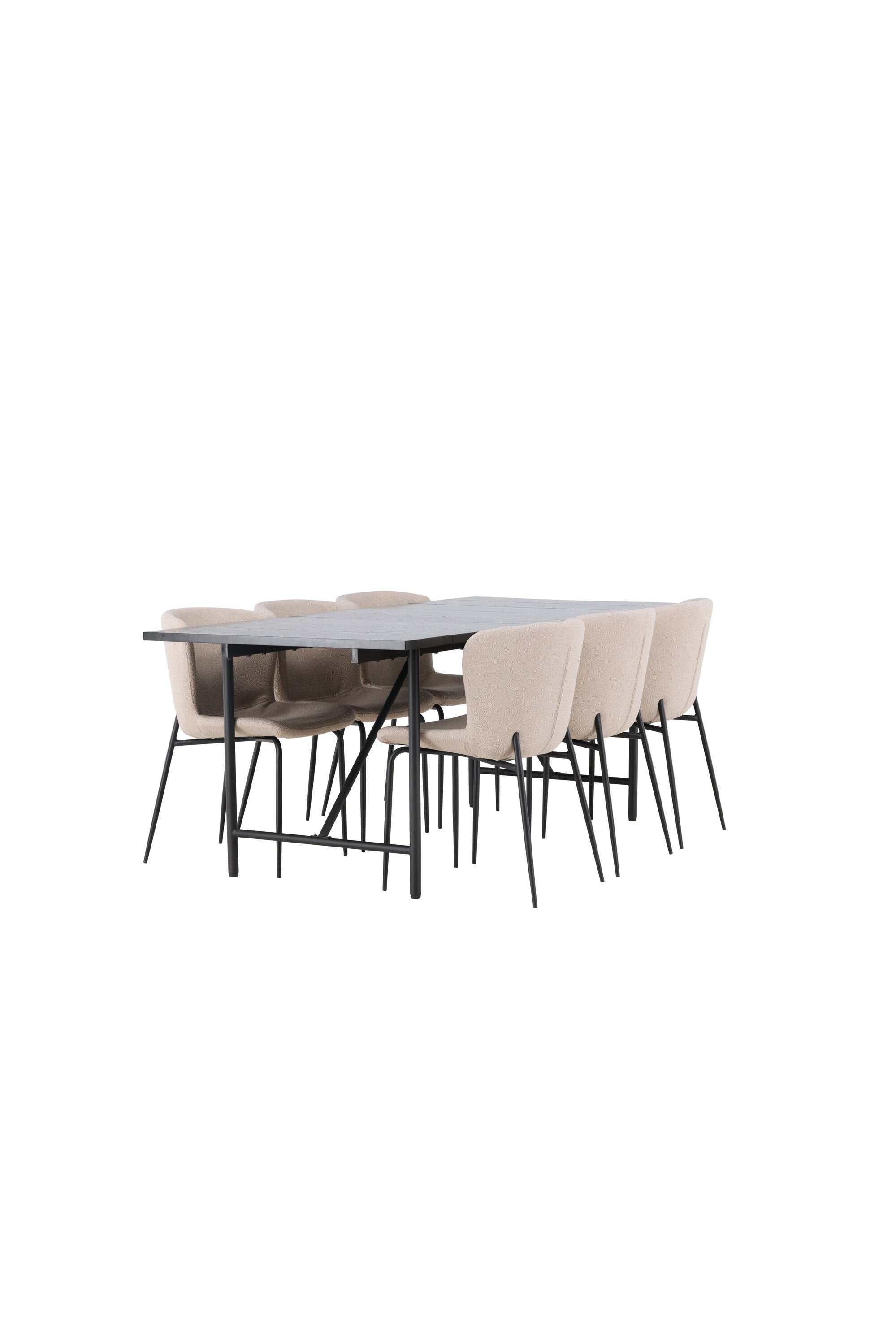 Matgrupp Astrid med stolarna Modesto-GR Dining Set-Venture Home-peaceofhome.se