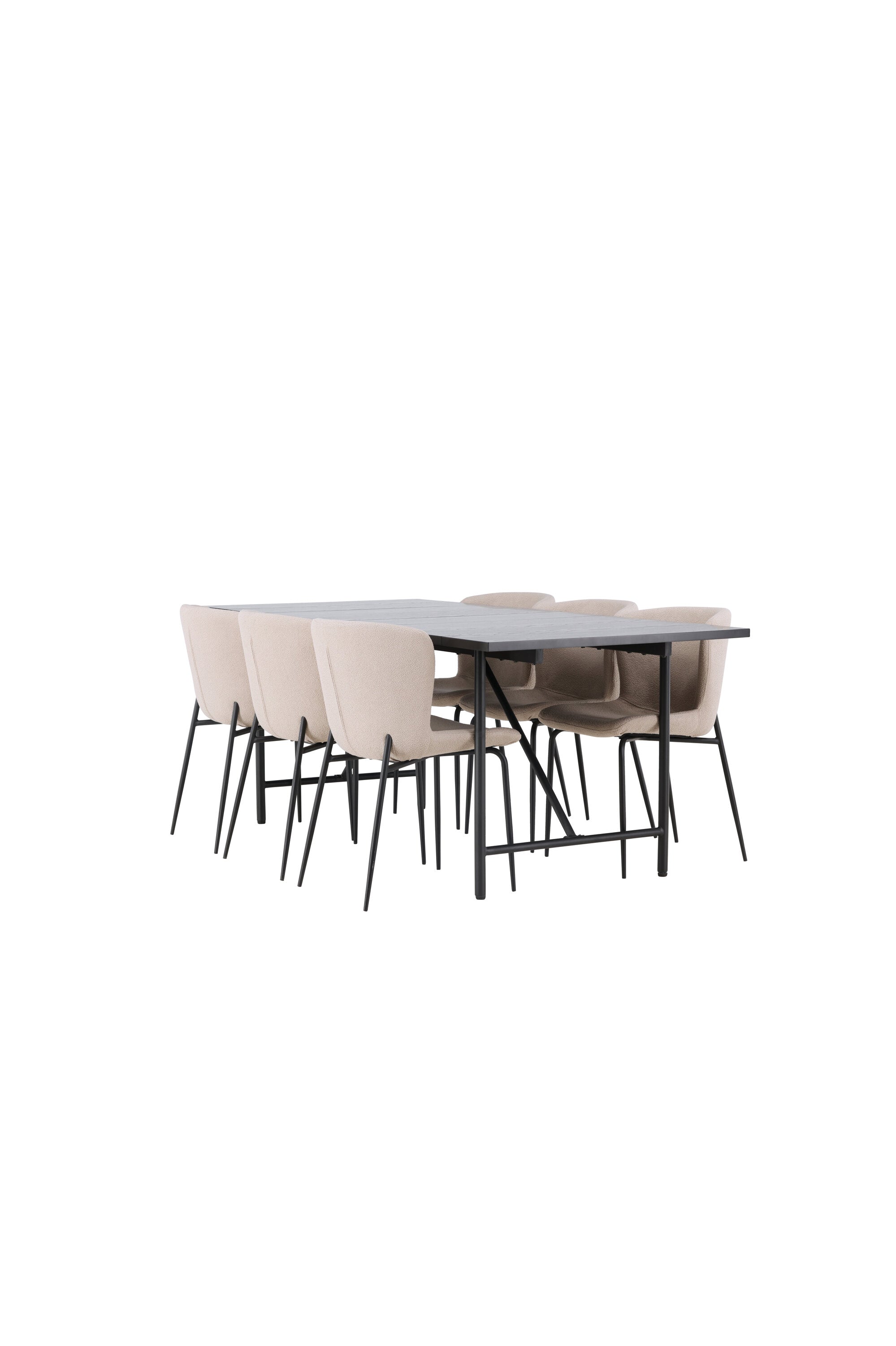 Matgrupp Astrid med stolarna Modesto-GR Dining Set-Venture Home-peaceofhome.se
