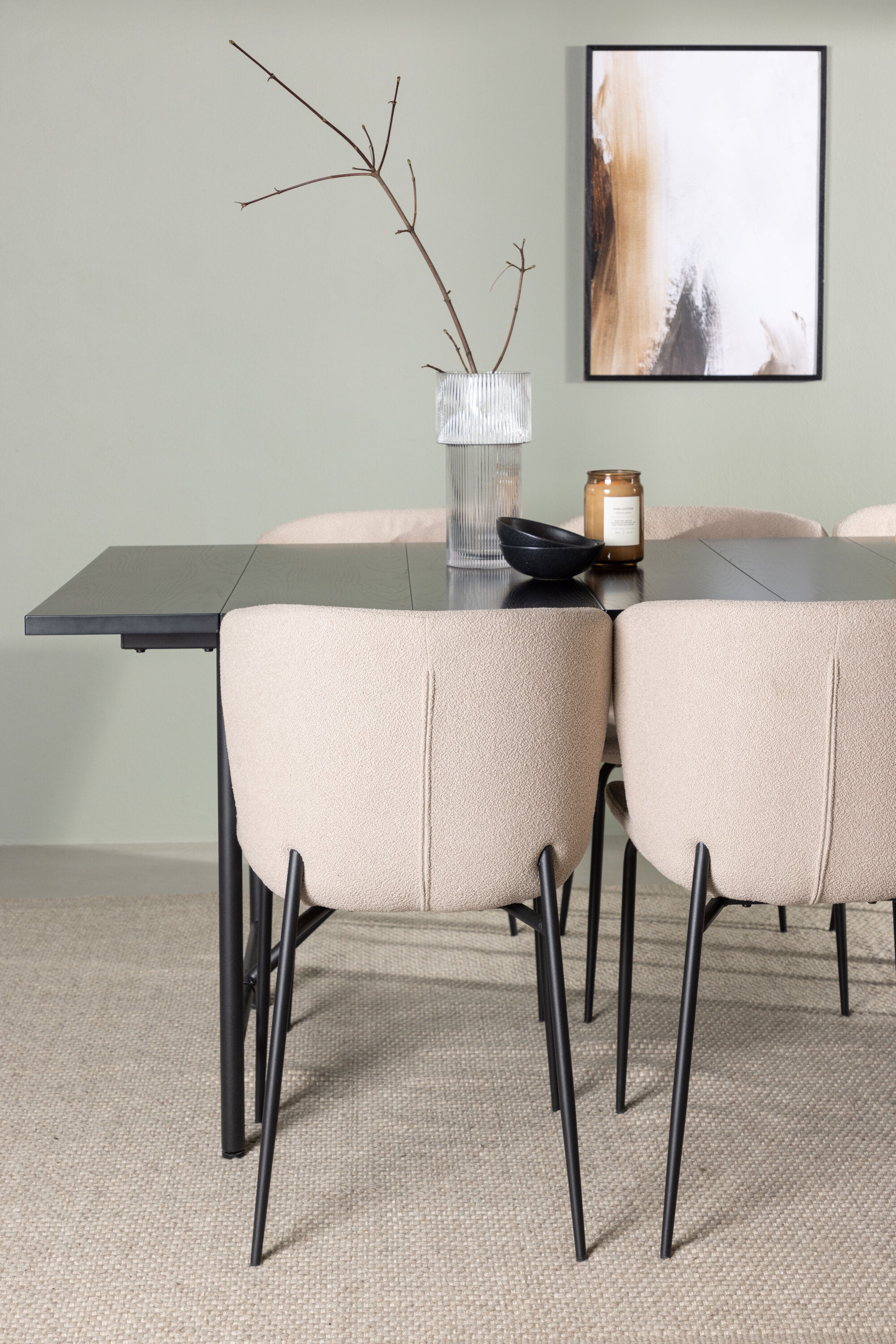 Matgrupp Astrid med stolarna Modesto-GR Dining Set-Venture Home-peaceofhome.se