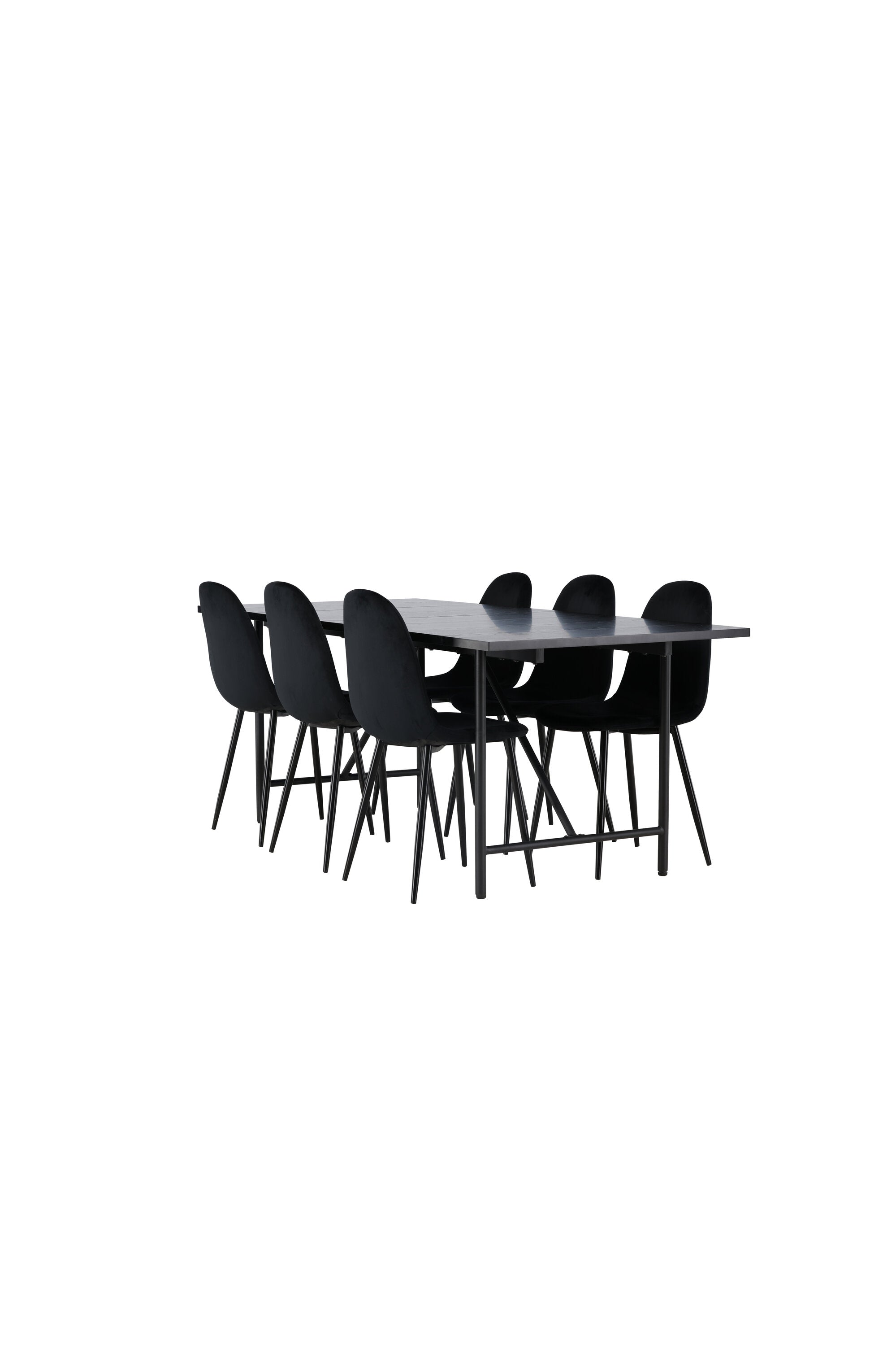 Matgrupp Astrid med stolarna Polar-GR Dining Set-Venture Home-peaceofhome.se