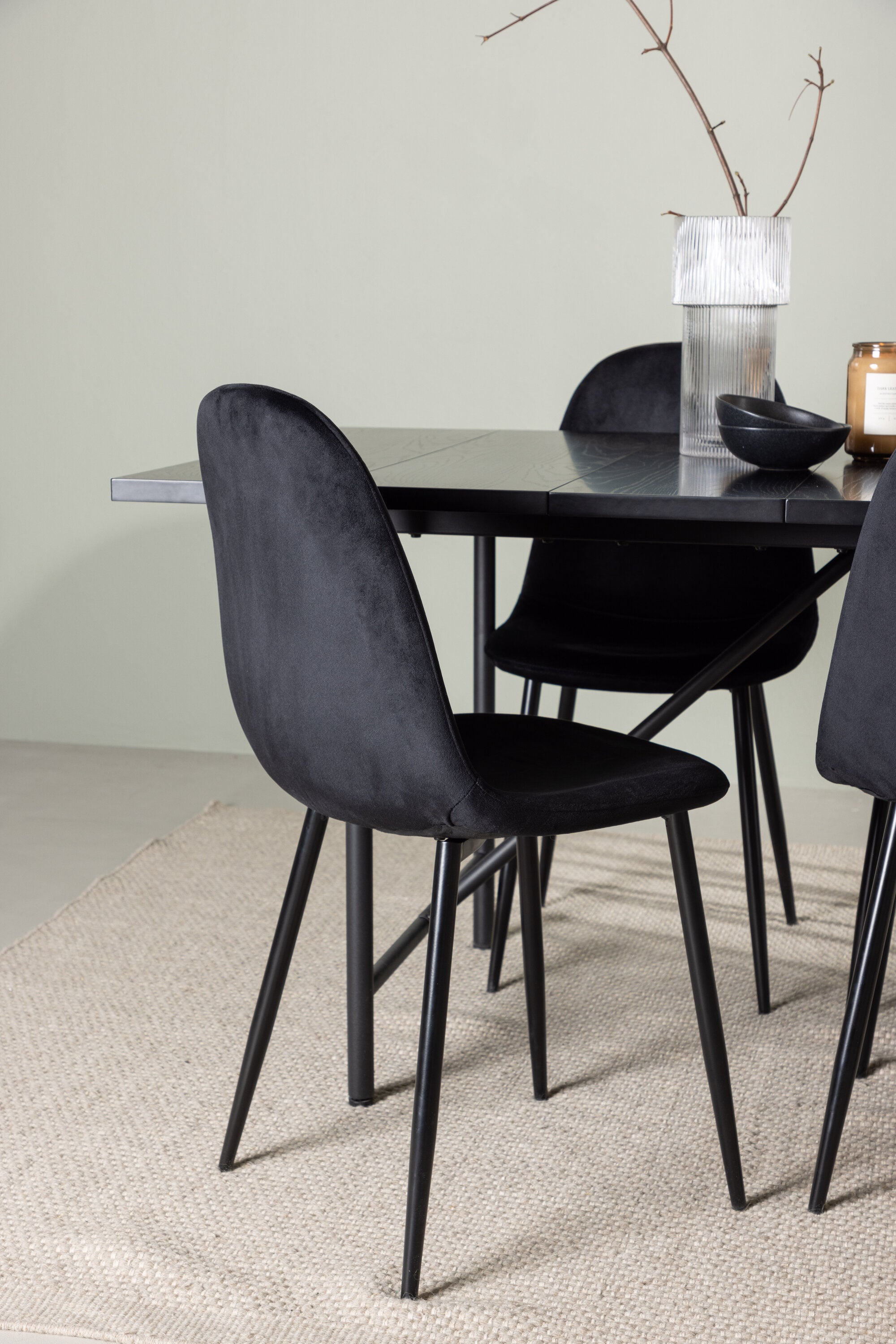 Matgrupp Astrid med stolarna Polar-GR Dining Set-Venture Home-peaceofhome.se