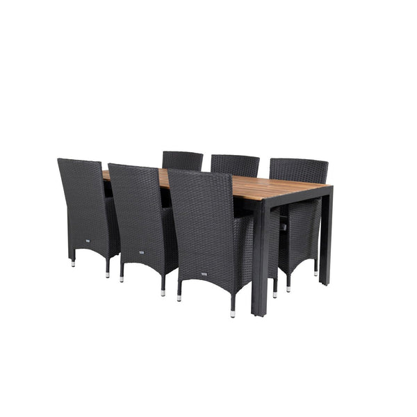 Matgrupp Bois med stolarna Malin-Table Set-Venture Home-peaceofhome.se