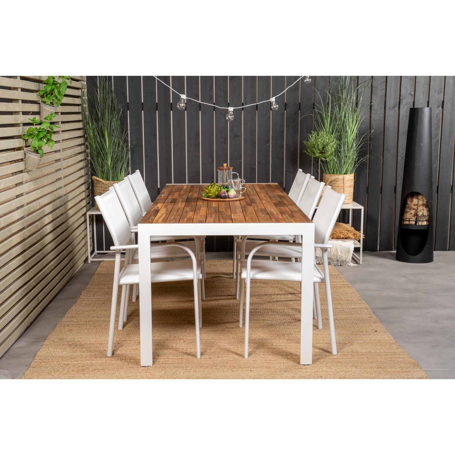 Matgrupp Bois med stolarna Santorini-Table Set-Venture Home-peaceofhome.se