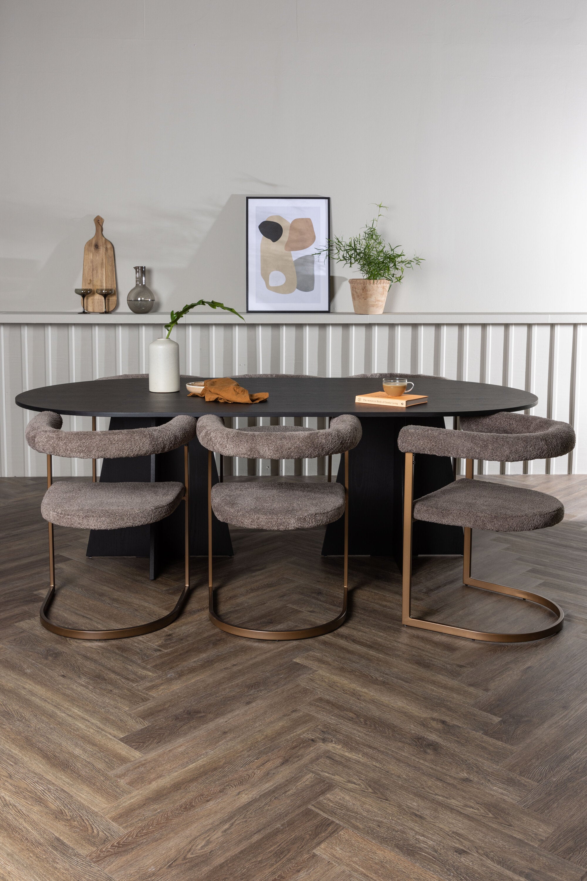 Matgrupp Bootcut med stolarna Morning-GR Dining Set-Venture Home-peaceofhome.se
