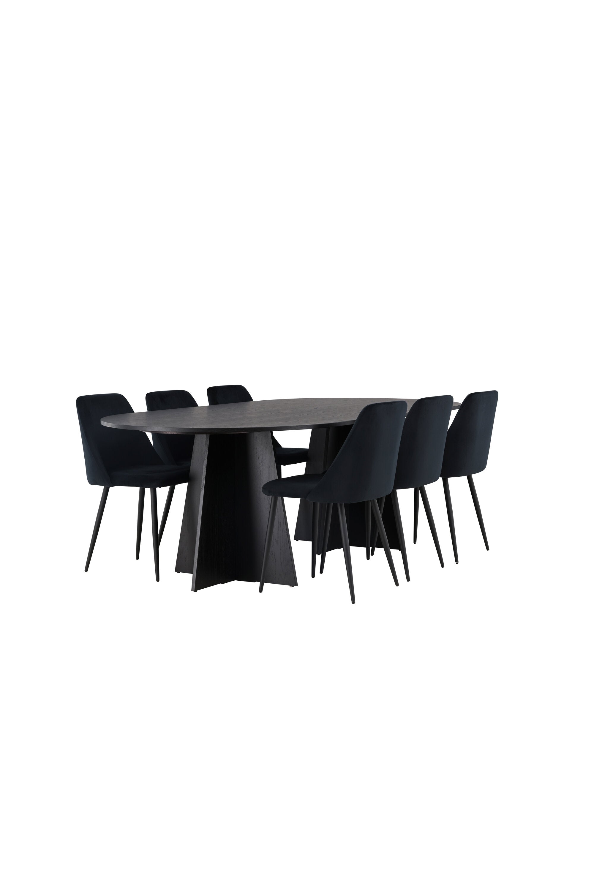 Matgrupp Bootcut med stolarna Night-GR Dining Set-Venture Home-peaceofhome.se