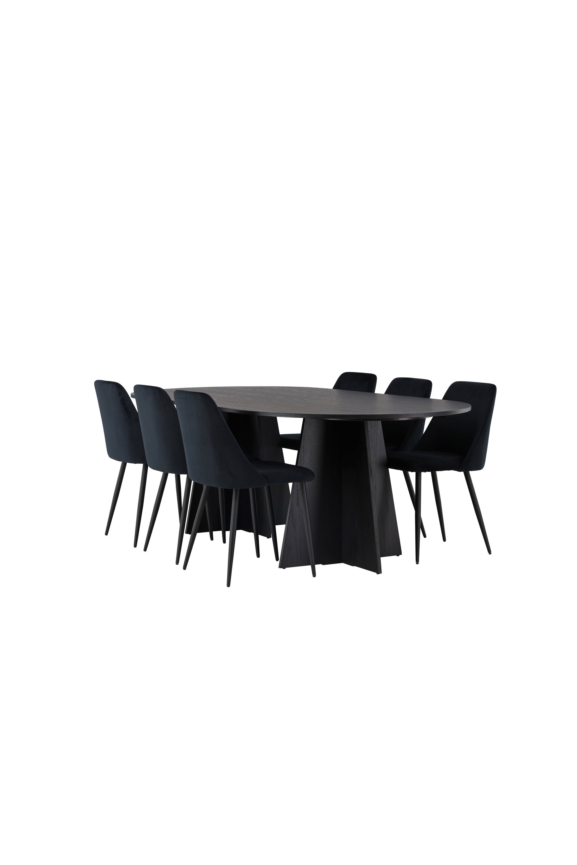 Matgrupp Bootcut med stolarna Night-GR Dining Set-Venture Home-peaceofhome.se