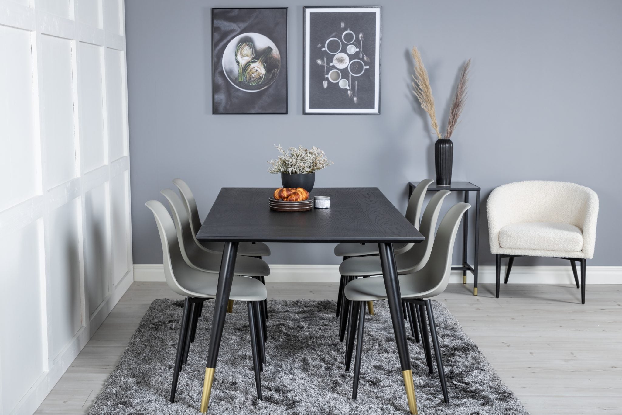 Matgrupp Dipp med stolarna Polar-GR Dining Set-Venture Home-peaceofhome.se