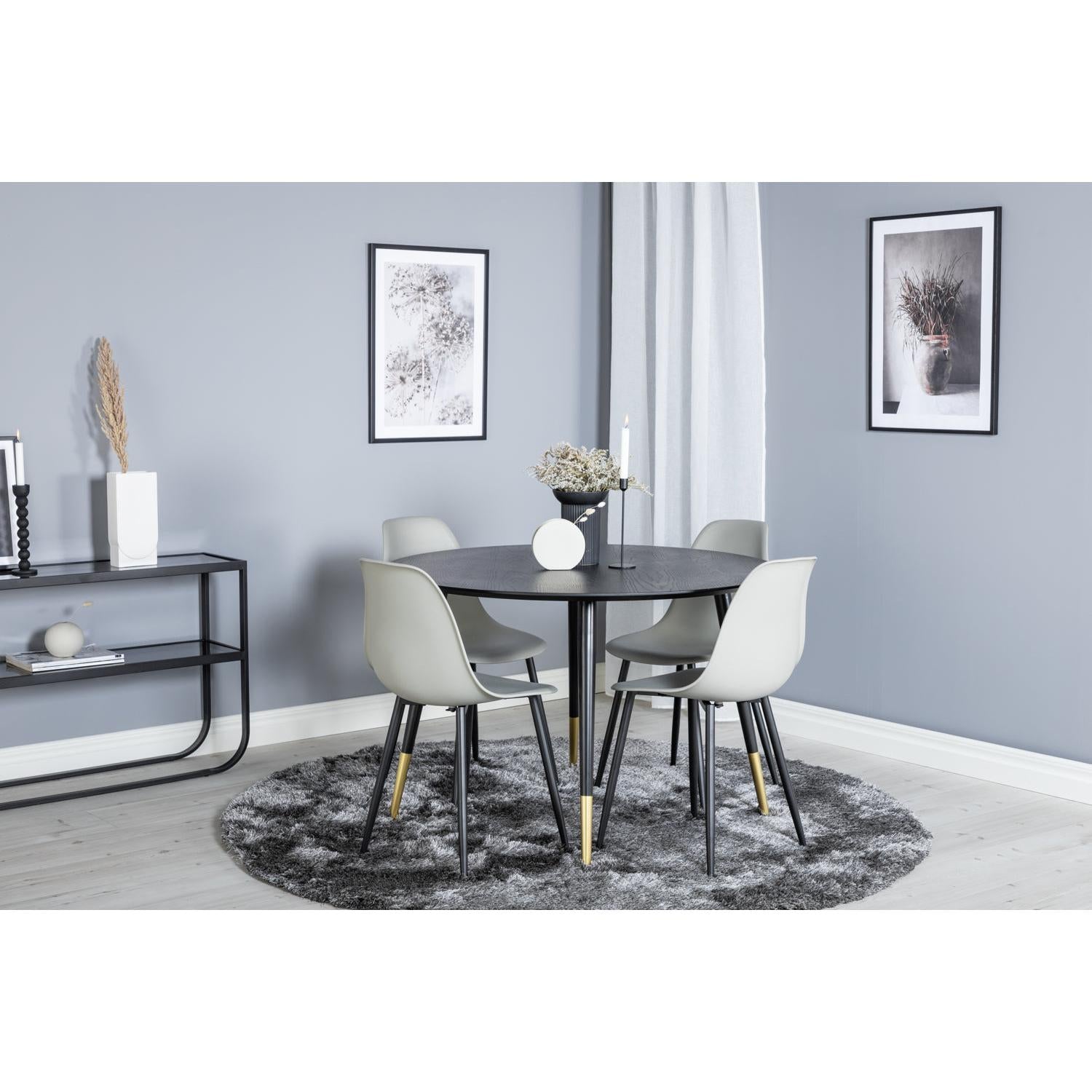 Matgrupp Dipp med stolarna Polar-GR Dining Set-Venture Home-peaceofhome.se