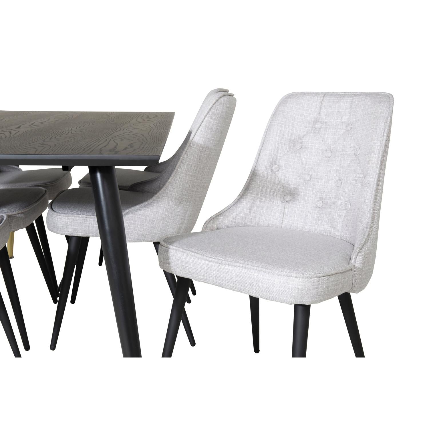 Matgrupp Dipp med stolarna Velvet Deluxe-GR Dining Set-Venture Home-peaceofhome.se