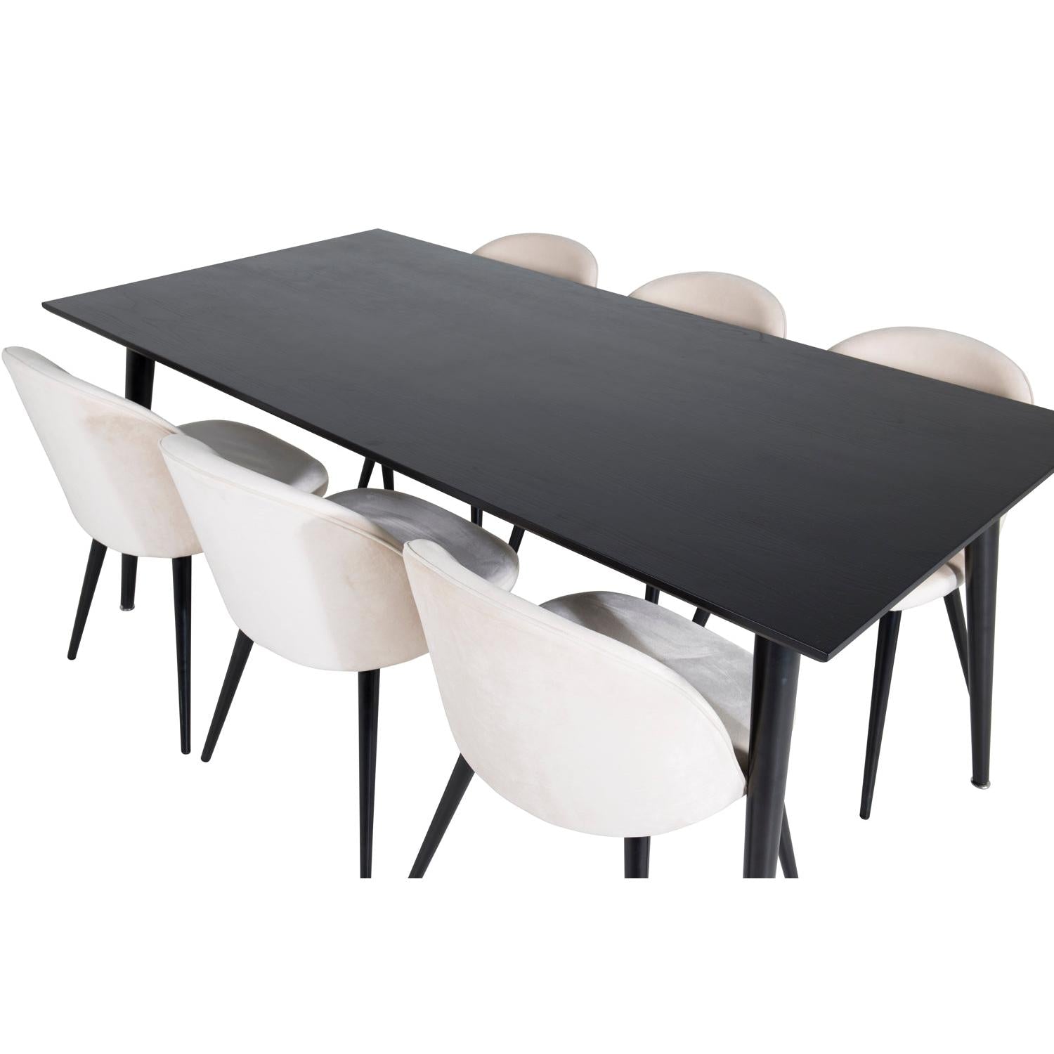 Matgrupp Dipp med stolarna Velvet-GR Dining Set-Venture Home-peaceofhome.se