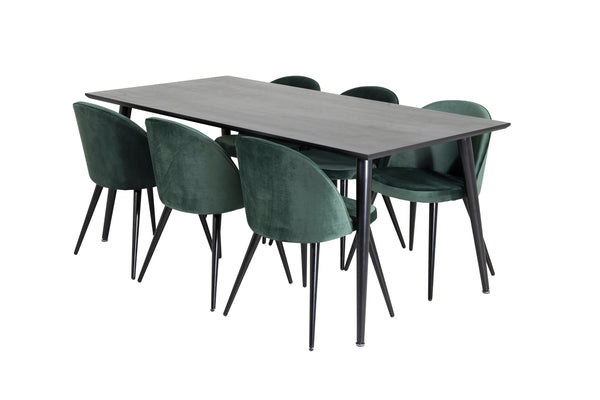 Matgrupp Dipp med stolarna Velvet-GR Dining Set-Venture Home-peaceofhome.se