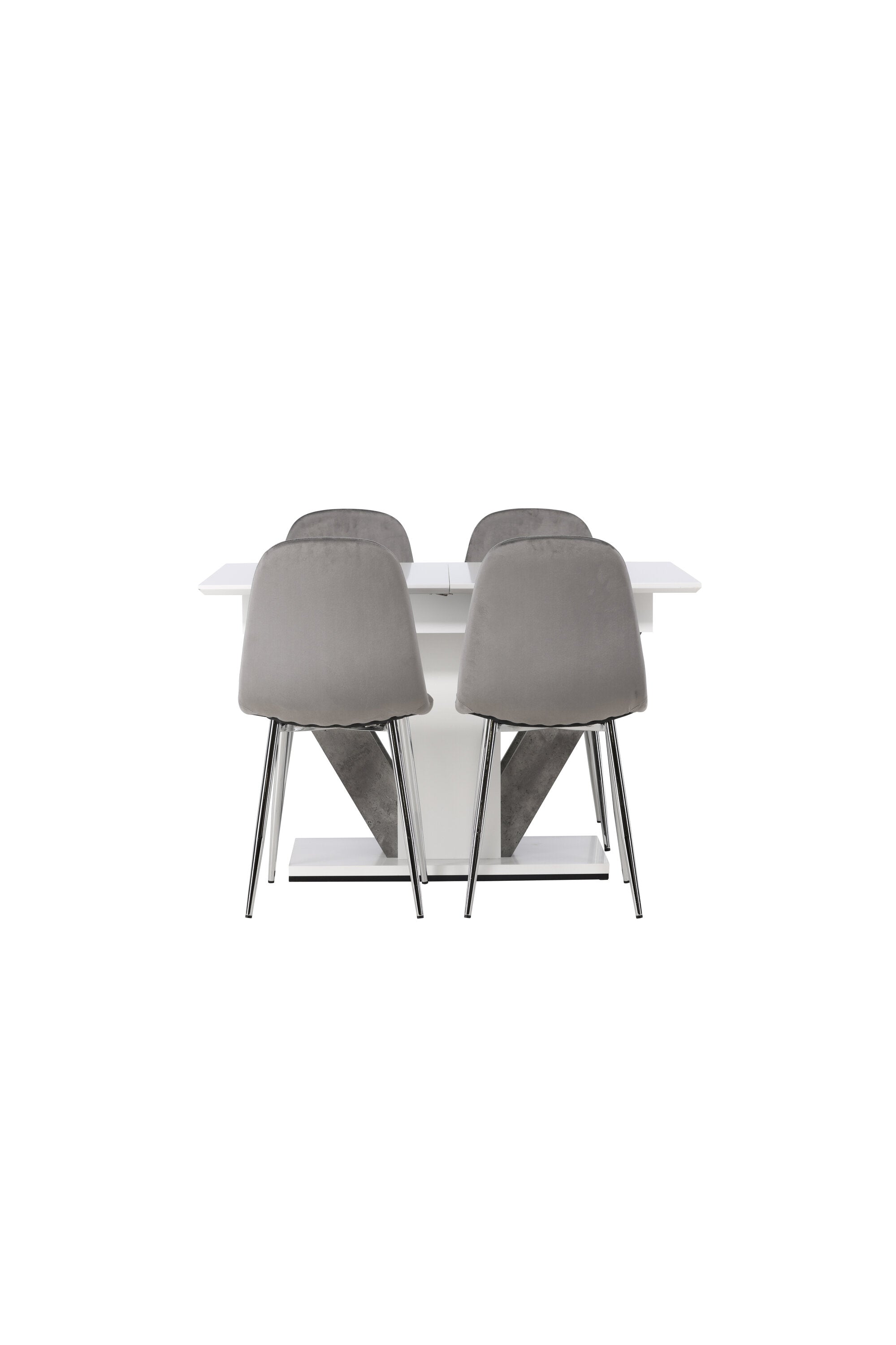 Matgrupp Disa med stolarna Eva-GR Dining Set-Venture Home-peaceofhome.se