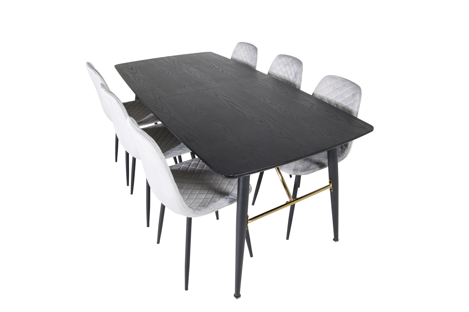 Matgrupp Gold med stolarna Polar-GR Dining Set-Venture Home-peaceofhome.se