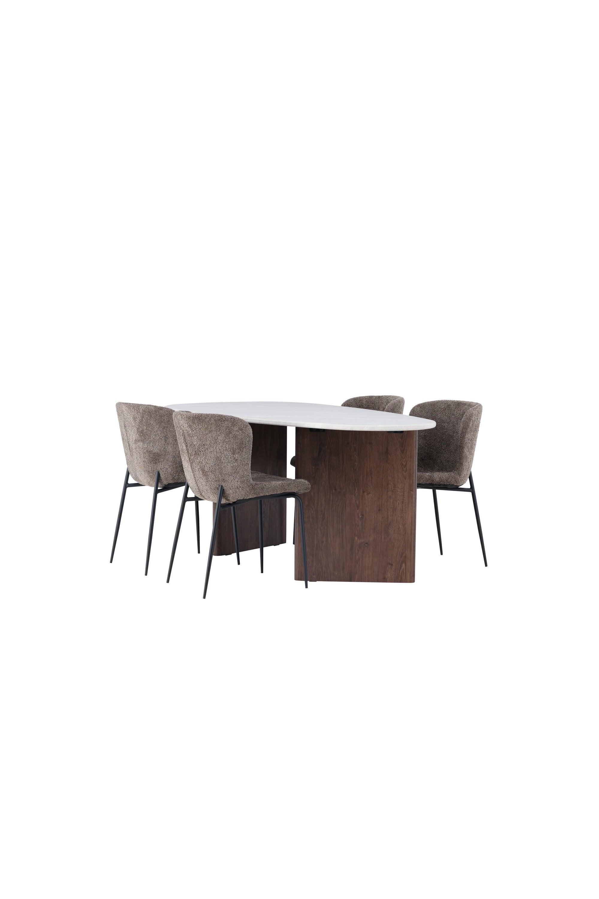 Matgrupp Grönvik med stolarna Modesto-GR Dining Set-Venture Home-peaceofhome.se