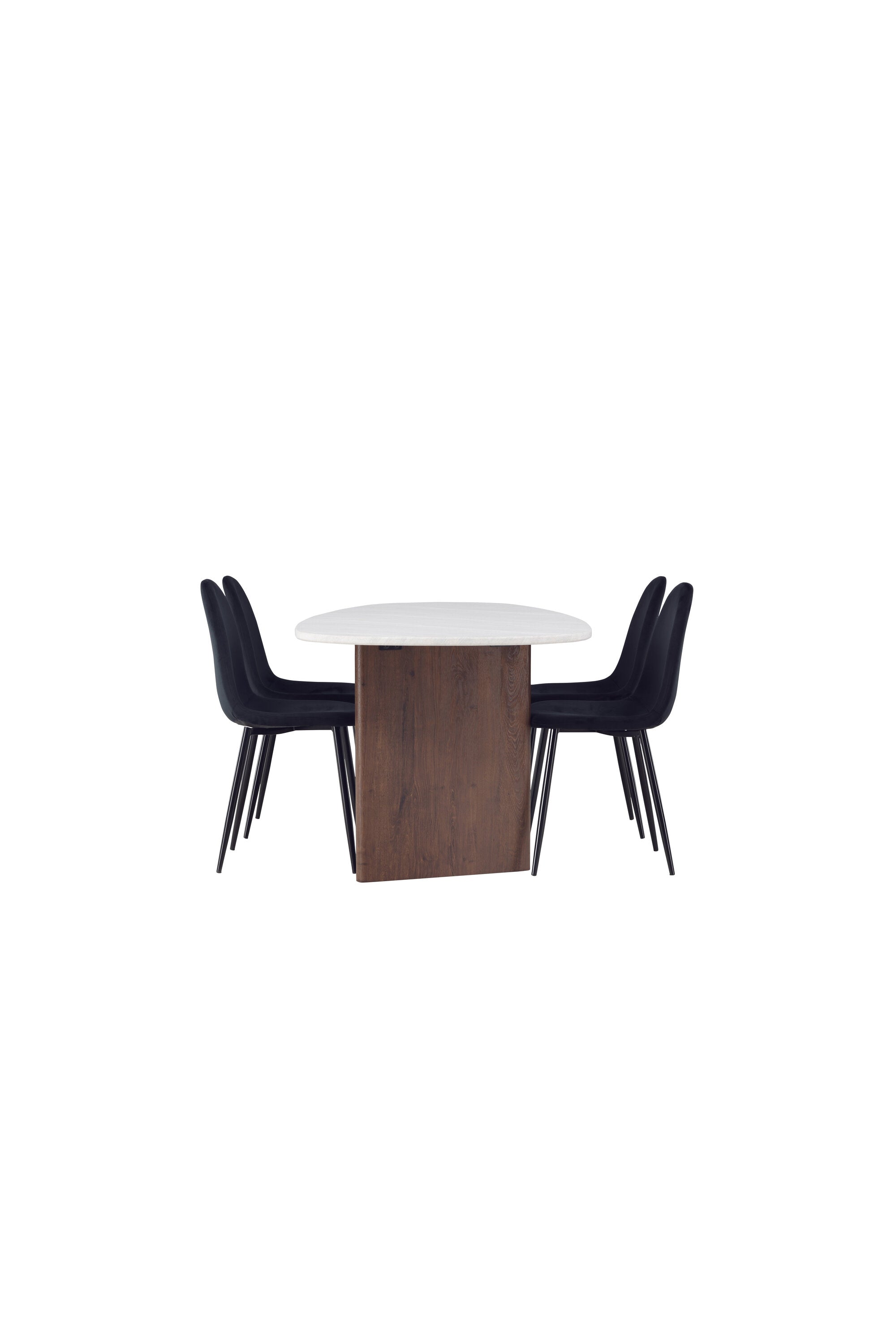 Matgrupp Grönvik med stolarna Polar-GR Dining Set-Venture Home-peaceofhome.se