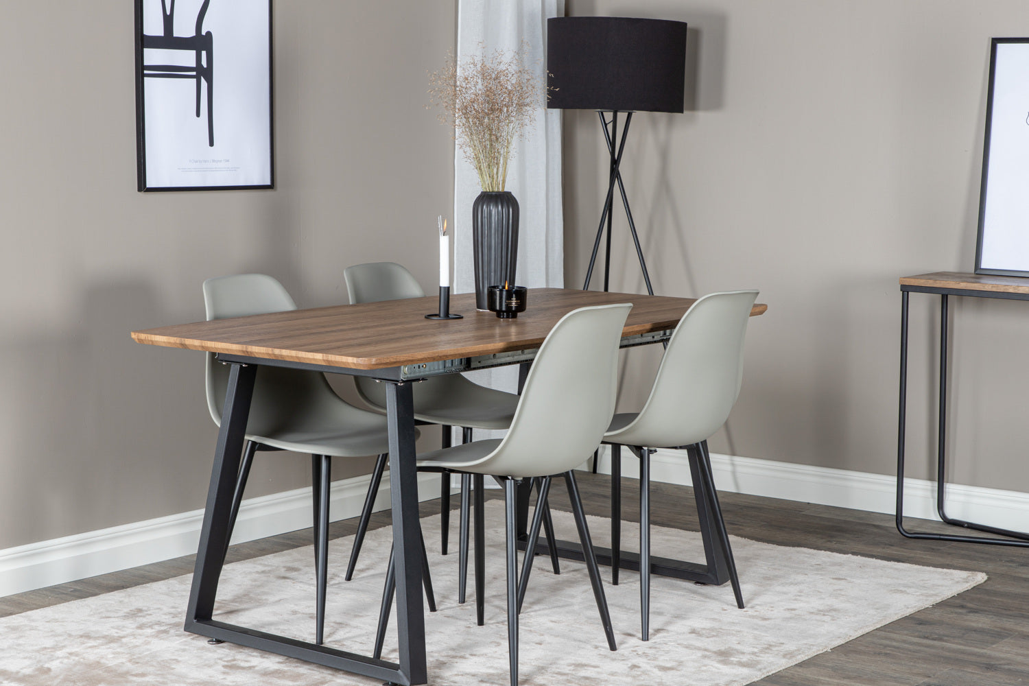 Matgrupp Inca med stolarna Polar-GR Dining Set-Venture Home-peaceofhome.se