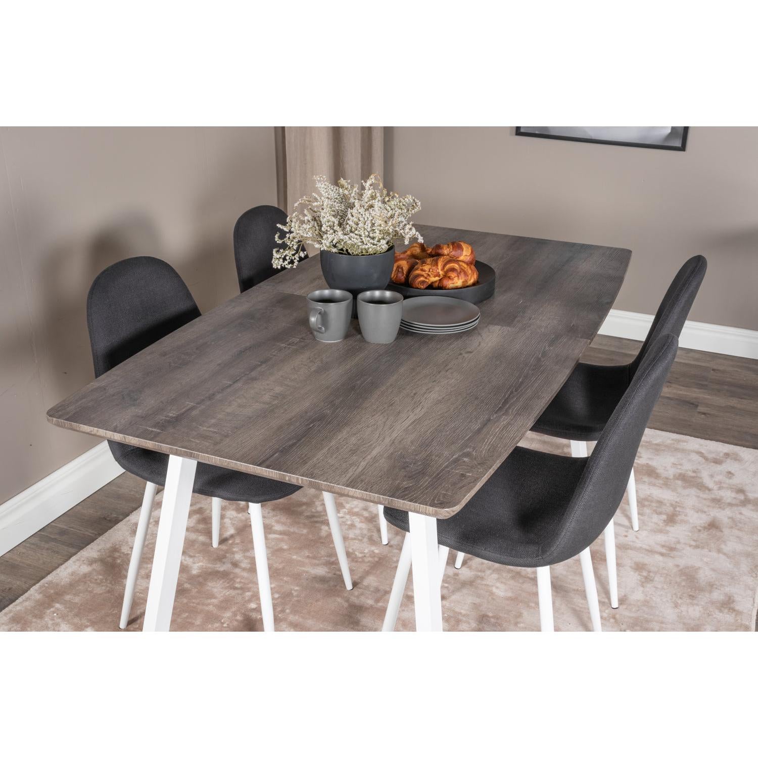 Matgrupp Inca med stolarna Polar-GR Dining Set-Venture Home-peaceofhome.se