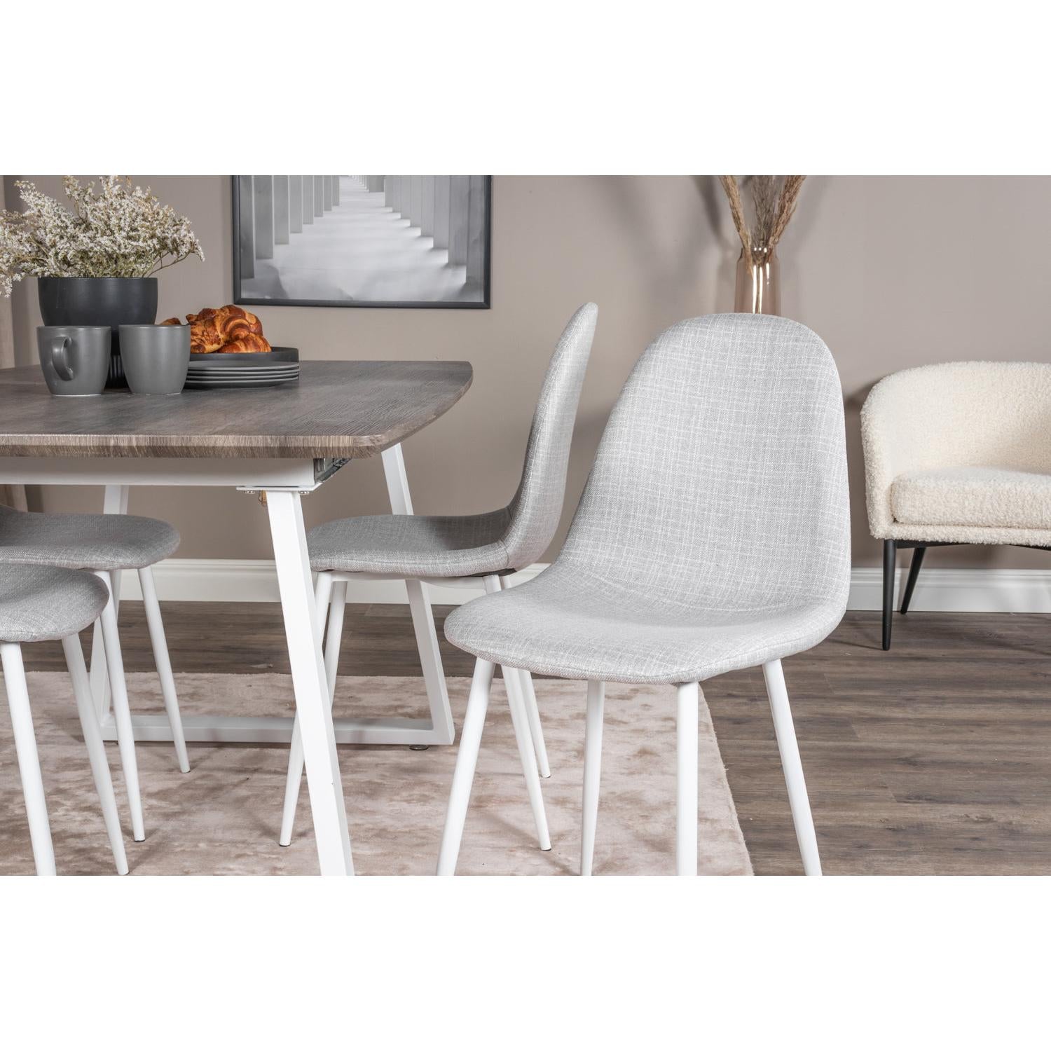 Matgrupp Inca med stolarna Polar-GR Dining Set-Venture Home-peaceofhome.se