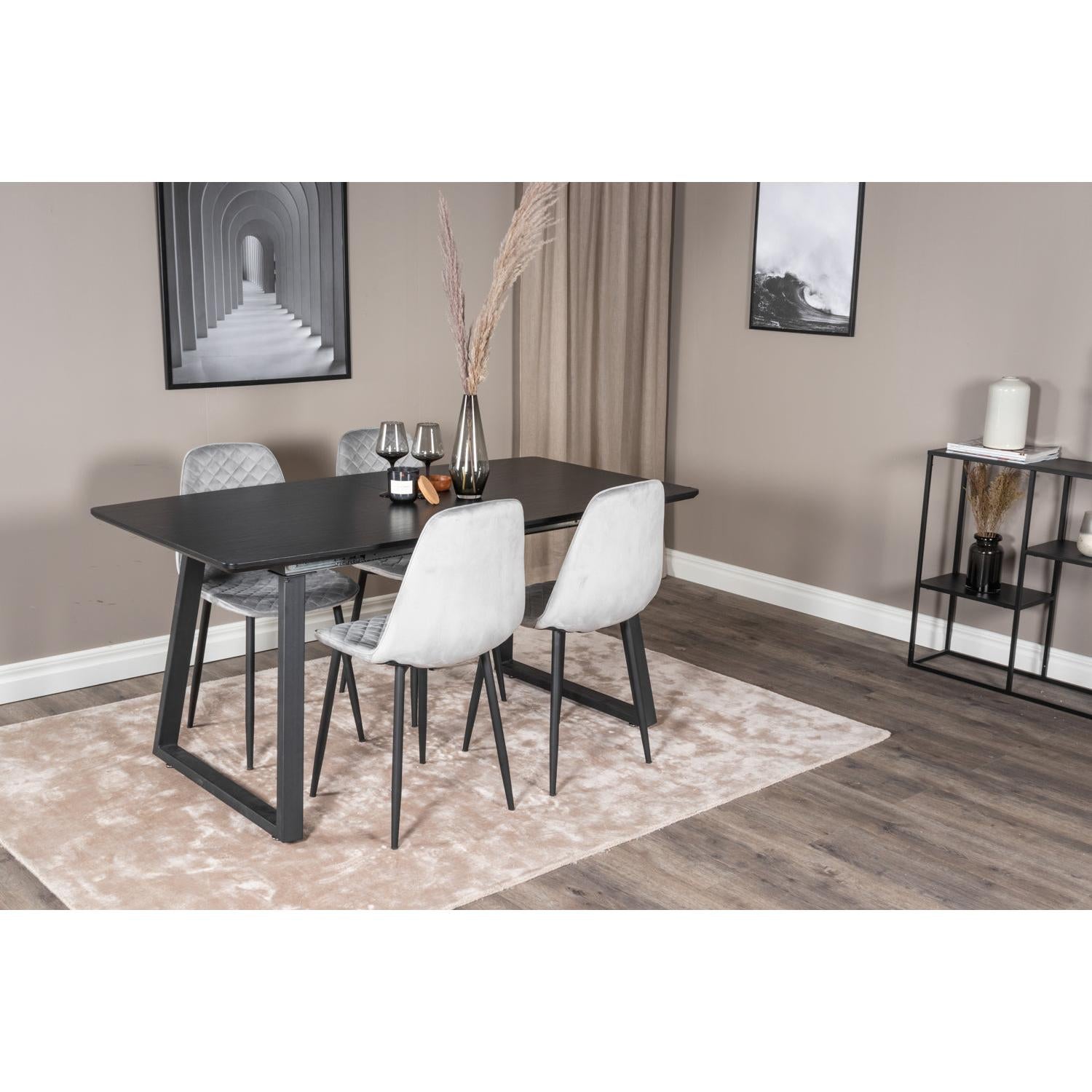 Matgrupp Inca med stolarna Polar-GR Dining Set-Venture Home-peaceofhome.se