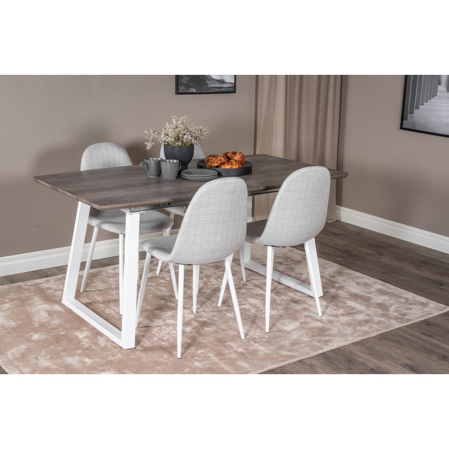 Matgrupp Inca med stolarna Polar-GR Dining Set-Venture Home-peaceofhome.se