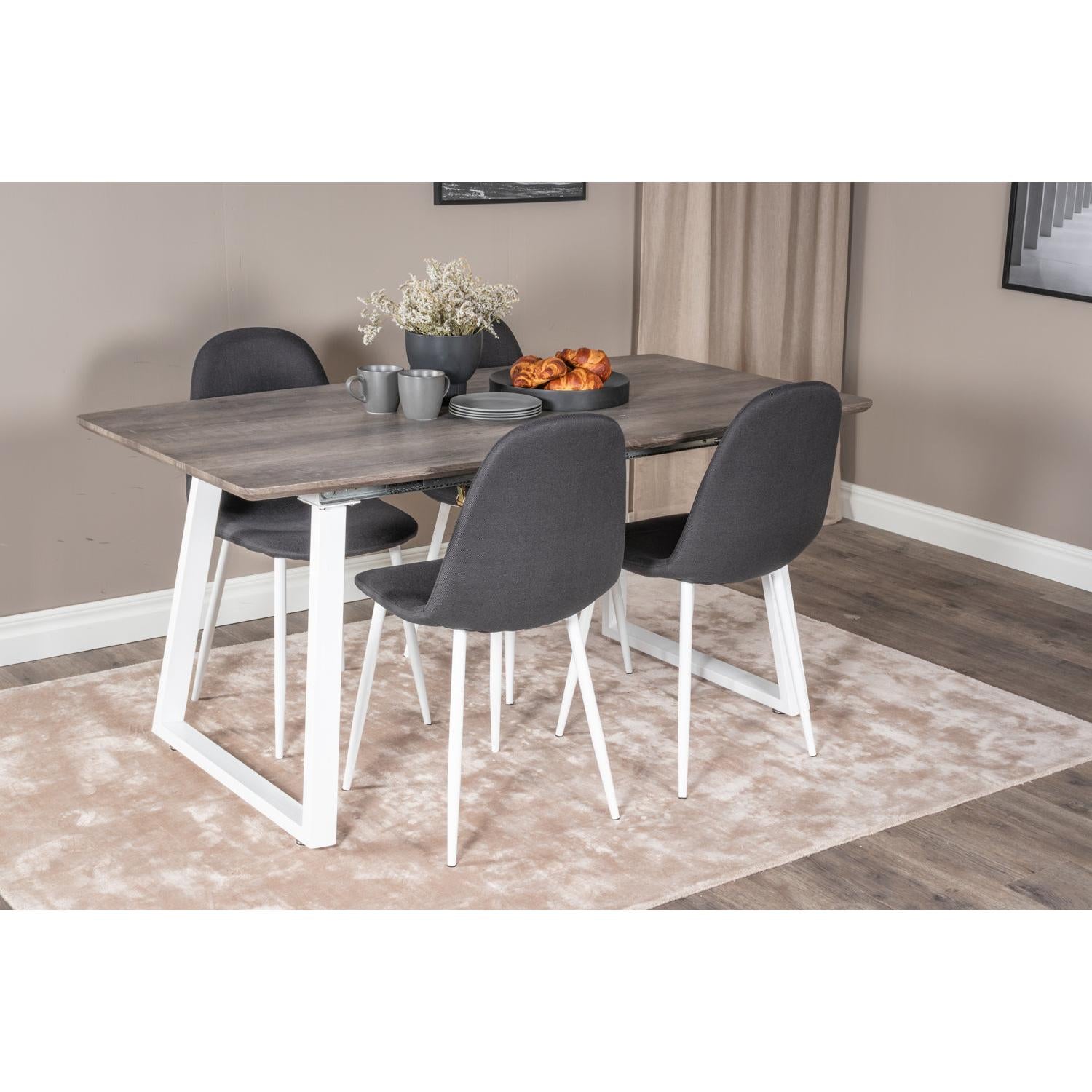 Matgrupp Inca med stolarna Polar-GR Dining Set-Venture Home-peaceofhome.se