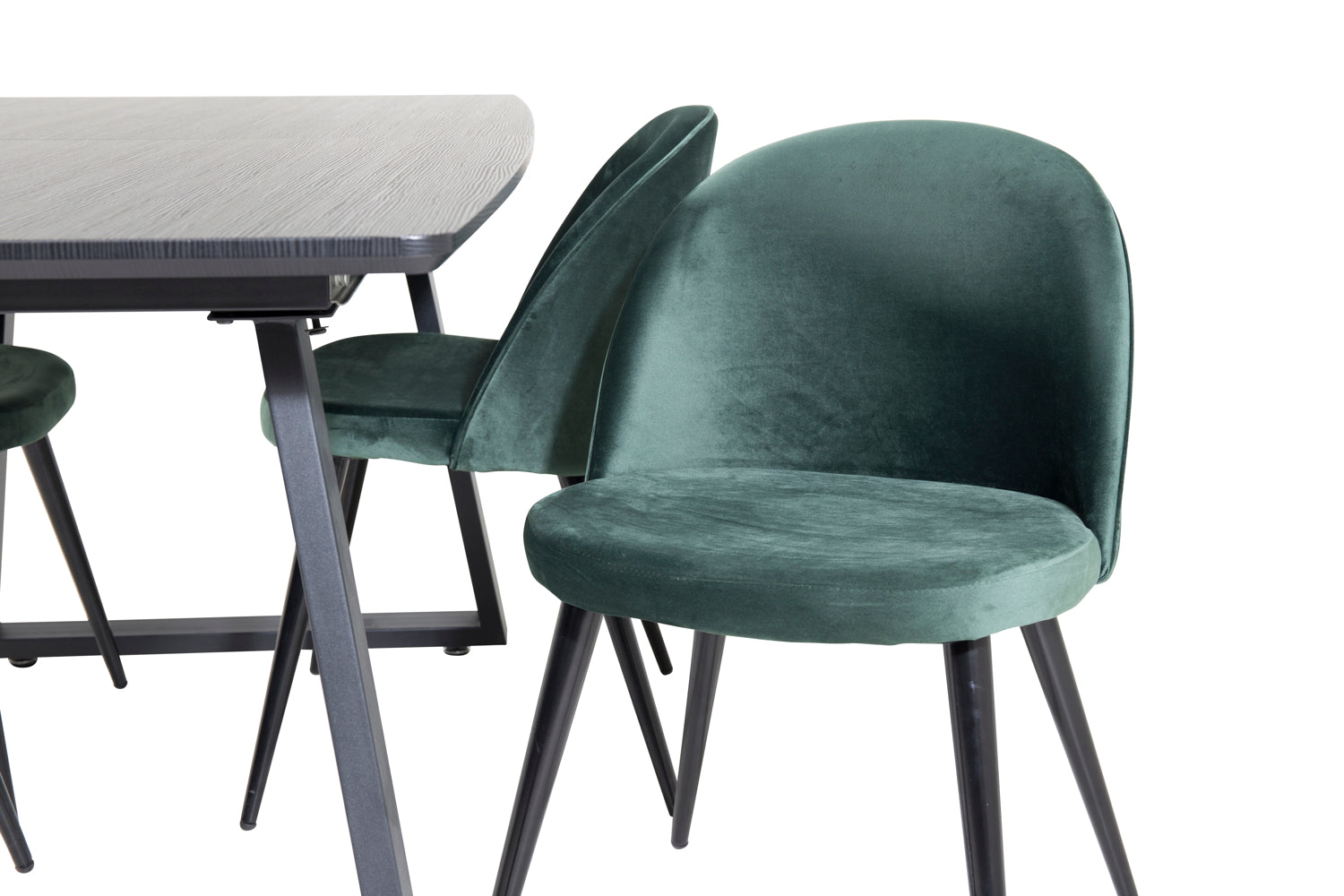 Matgrupp Inca med stolarna Velvet-GR Dining Set-Venture Home-peaceofhome.se
