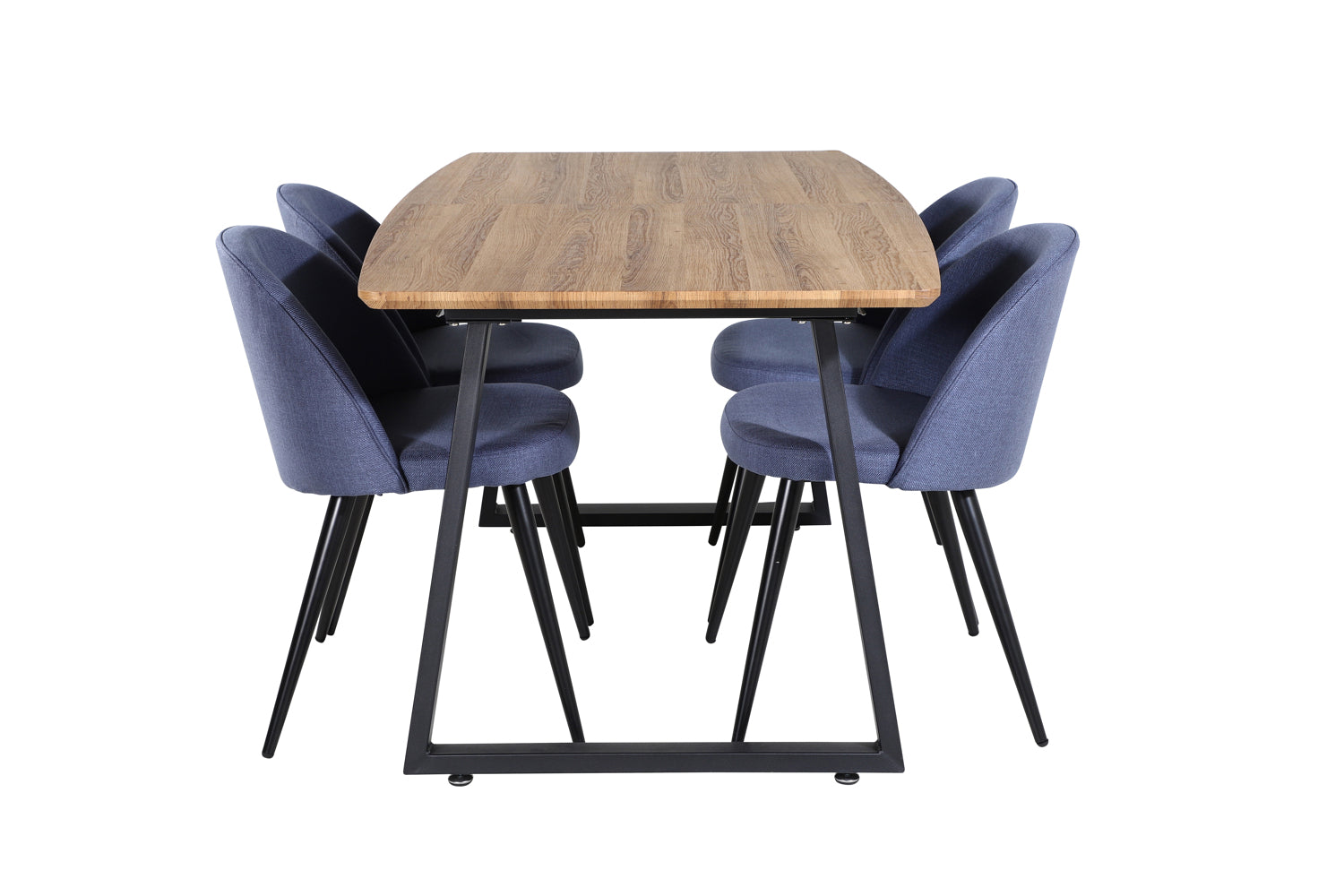 Matgrupp Inca med stolarna Velvet-GR Dining Set-Venture Home-peaceofhome.se