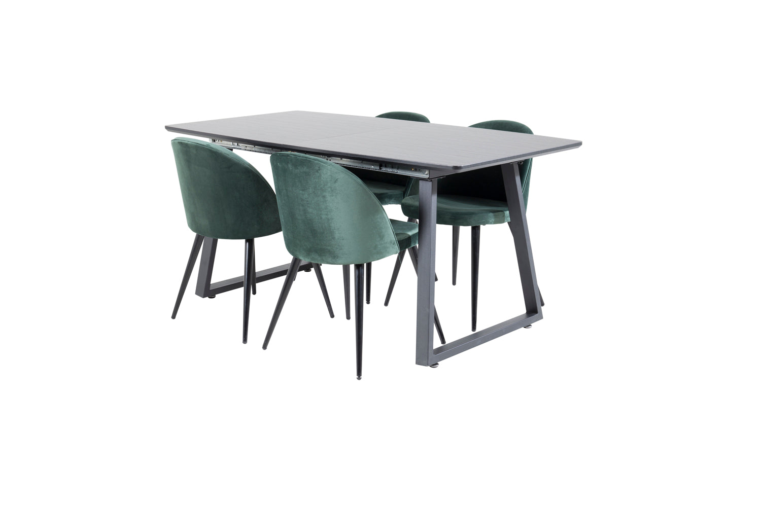 Matgrupp Inca med stolarna Velvet-GR Dining Set-Venture Home-peaceofhome.se