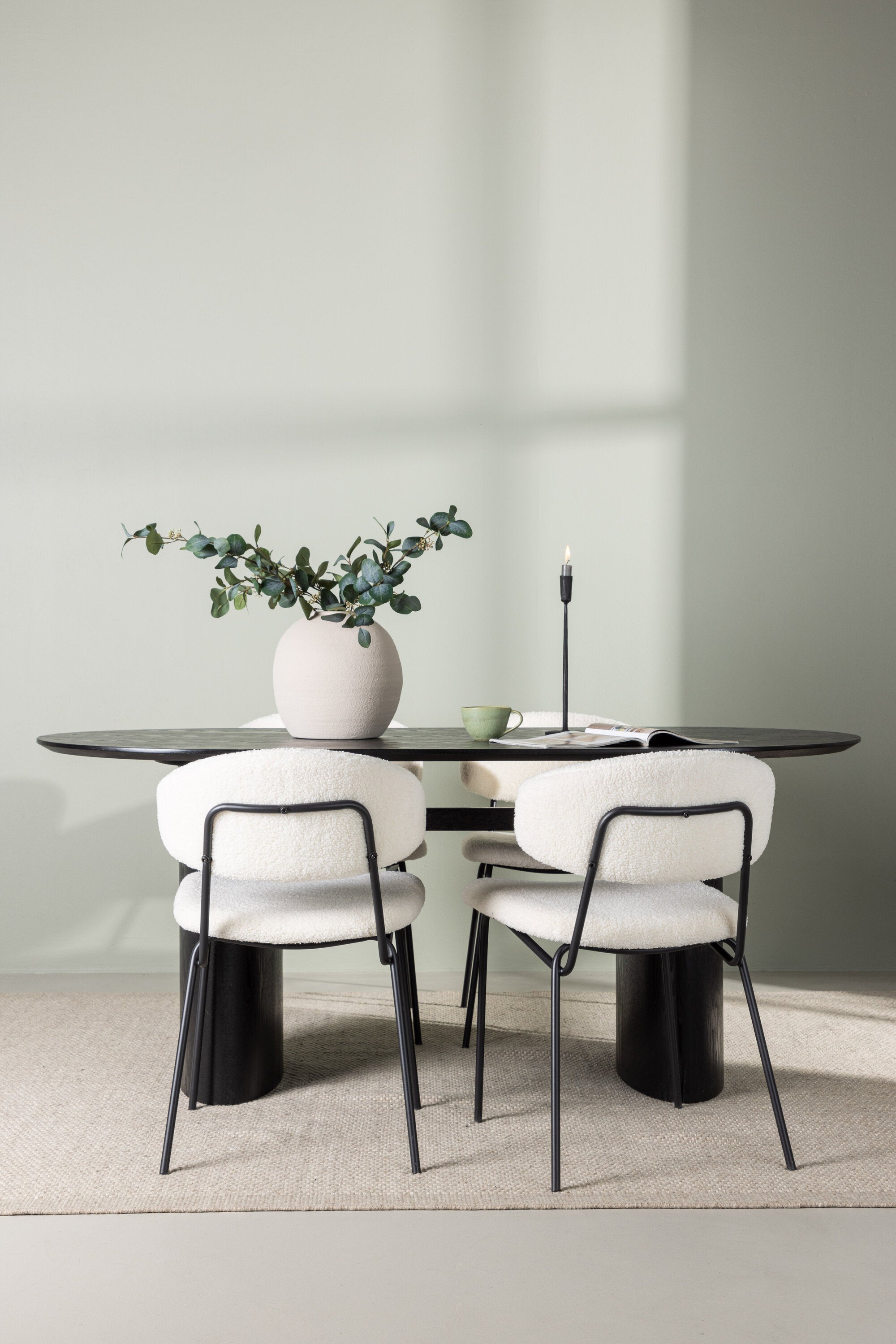 Matgrupp Isolde med stolarna Chico-GR Dining Set-Venture Home-peaceofhome.se