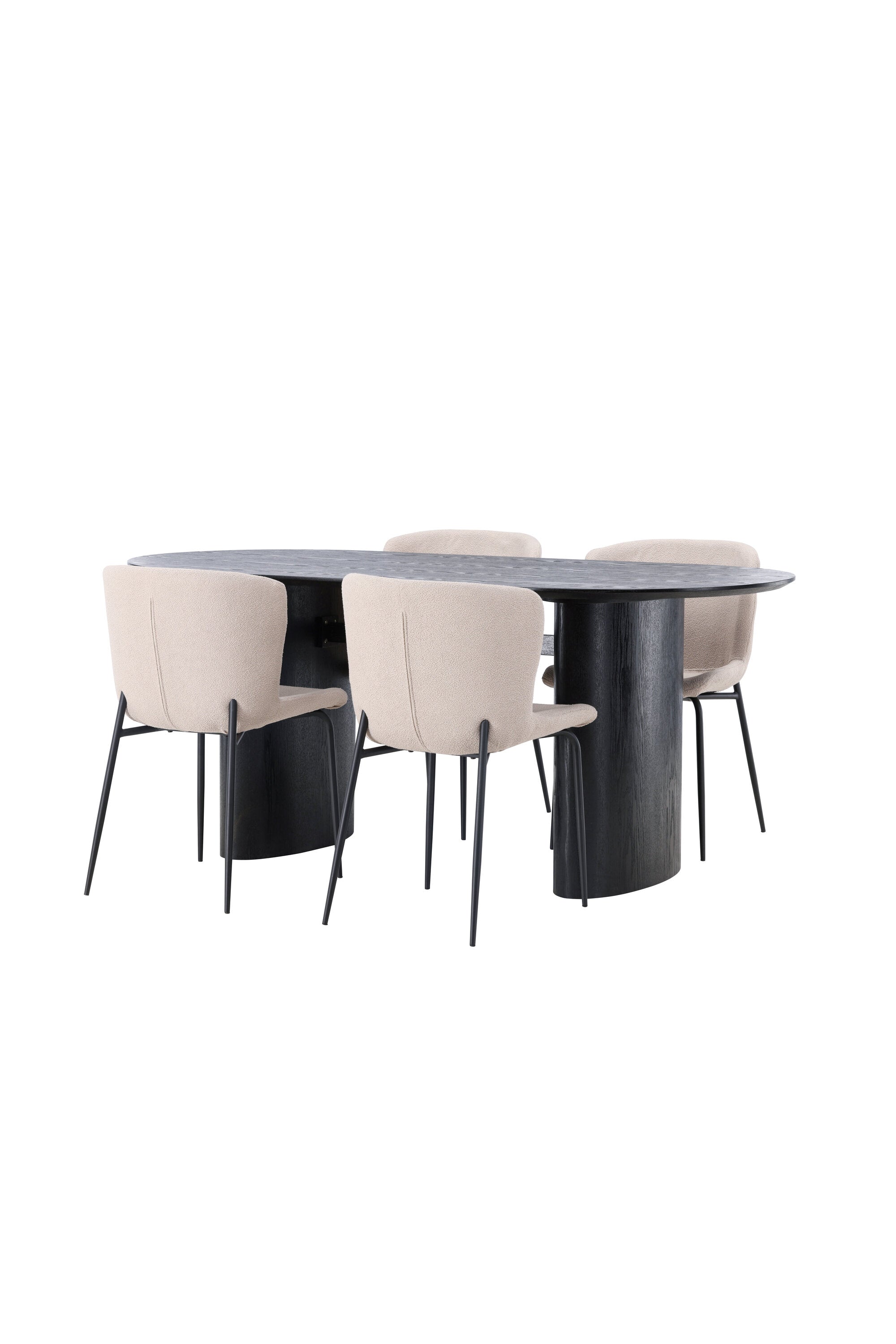 Matgrupp Isolde med stolarna Modesto-GR Dining Set-Venture Home-peaceofhome.se