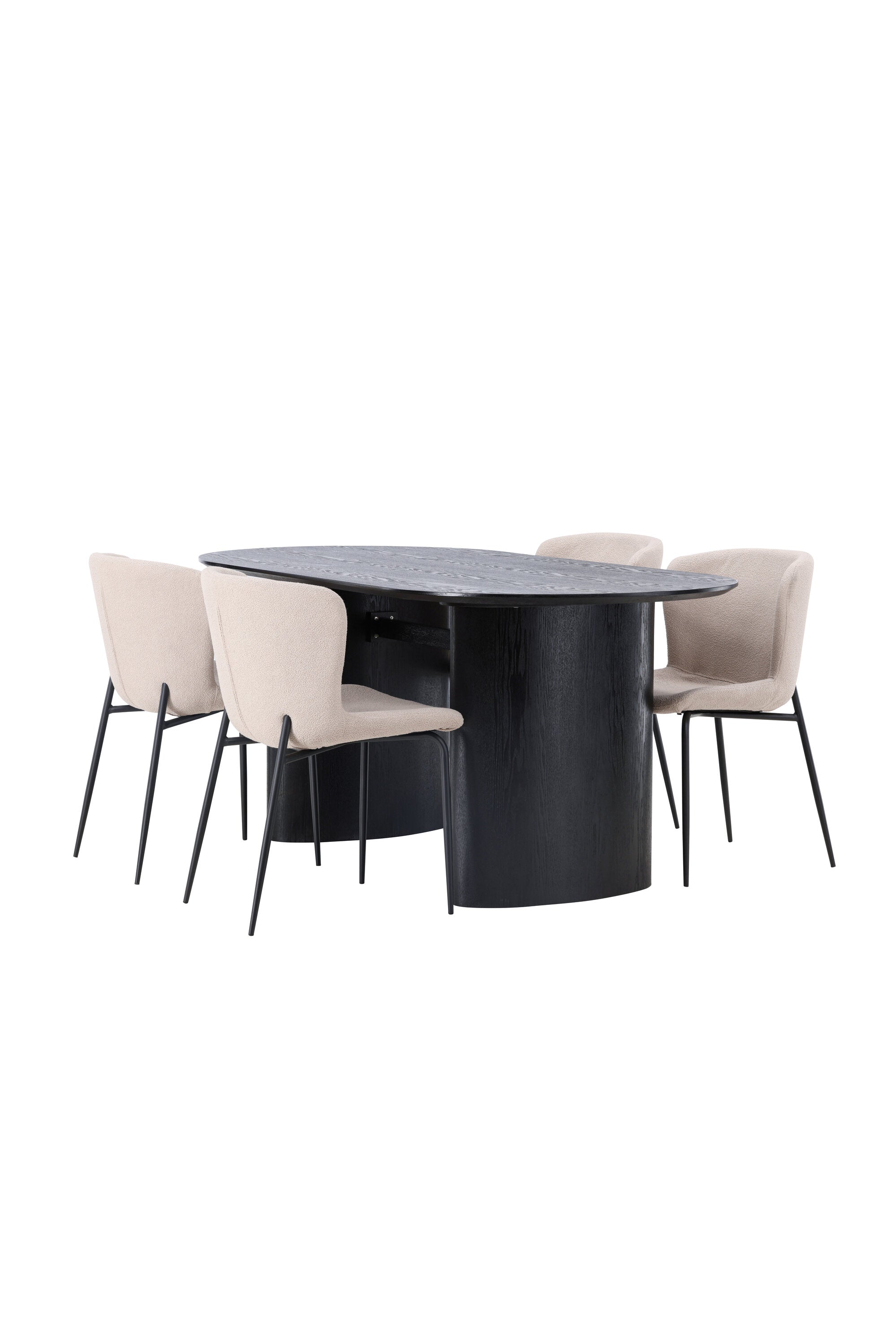Matgrupp Isolde med stolarna Modesto-GR Dining Set-Venture Home-peaceofhome.se