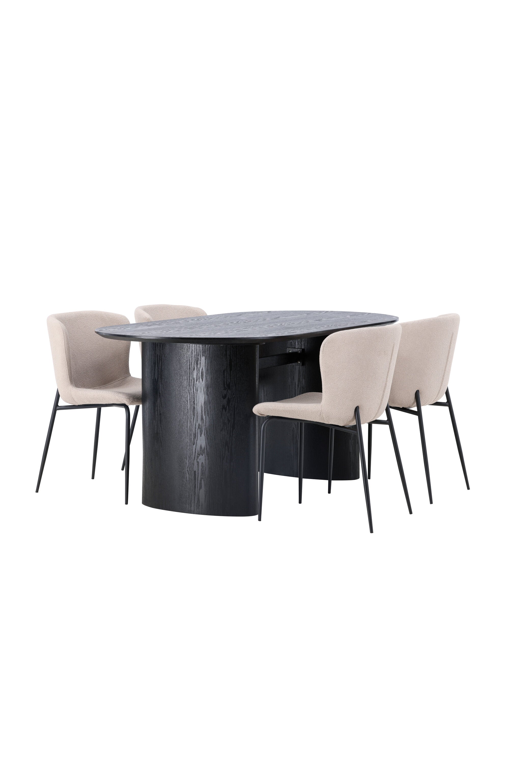 Matgrupp Isolde med stolarna Modesto-GR Dining Set-Venture Home-peaceofhome.se