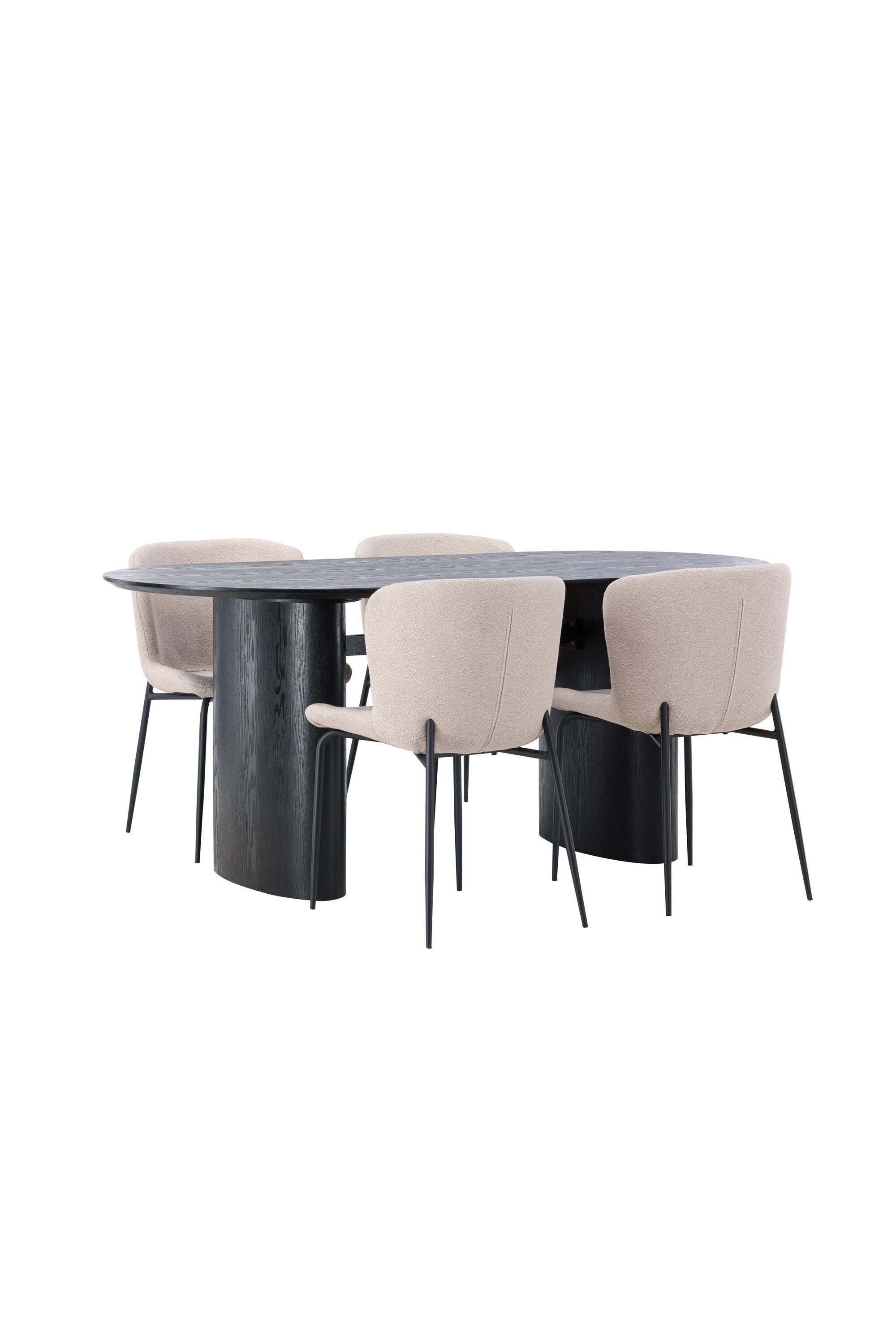 Matgrupp Isolde med stolarna Modesto-GR Dining Set-Venture Home-peaceofhome.se
