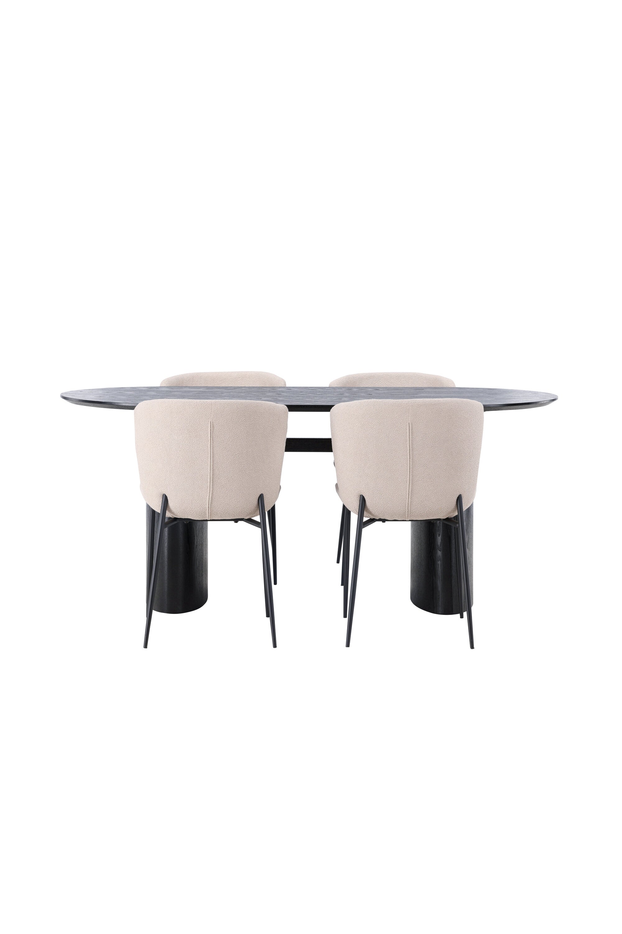 Matgrupp Isolde med stolarna Modesto-GR Dining Set-Venture Home-peaceofhome.se