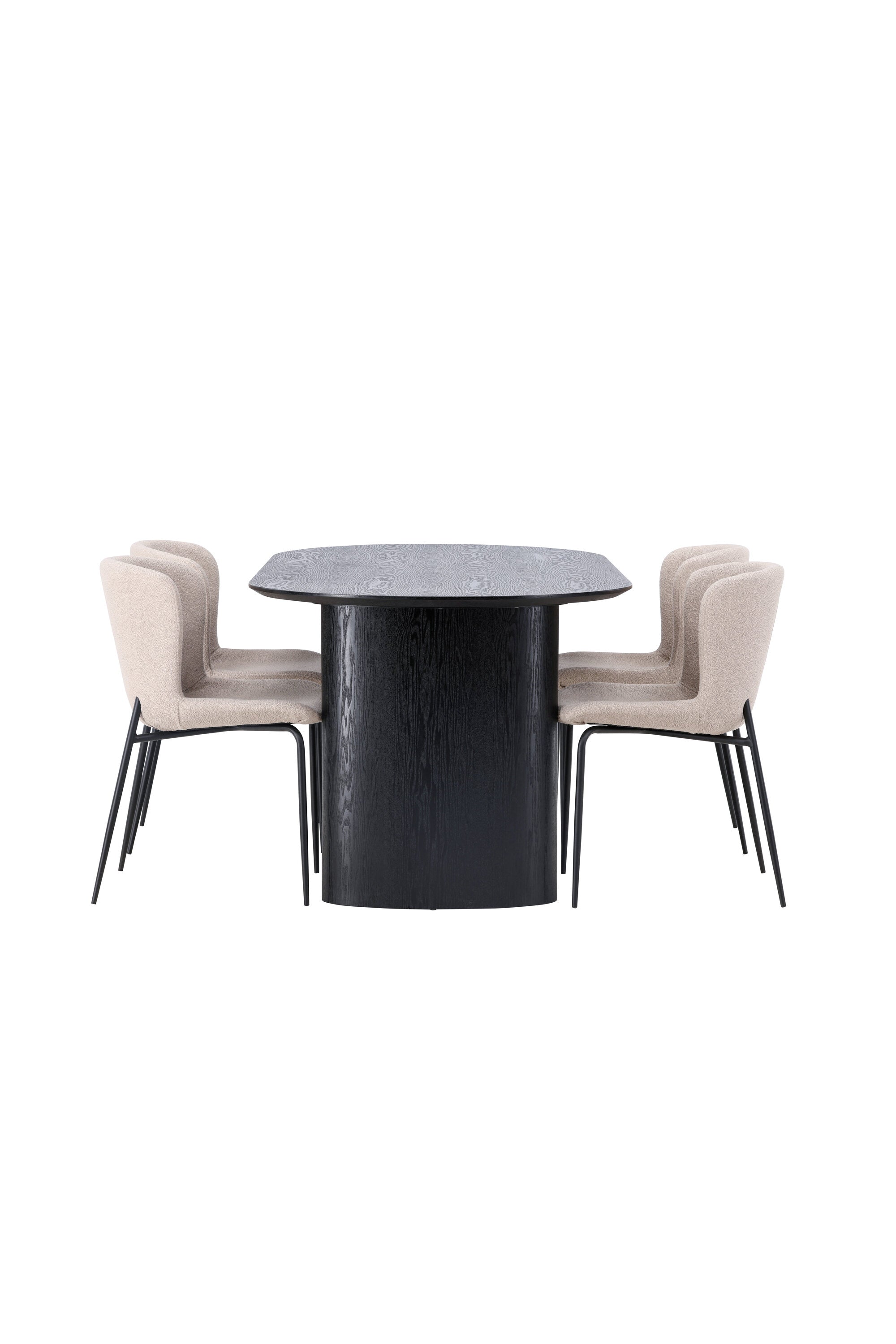 Matgrupp Isolde med stolarna Modesto-GR Dining Set-Venture Home-peaceofhome.se