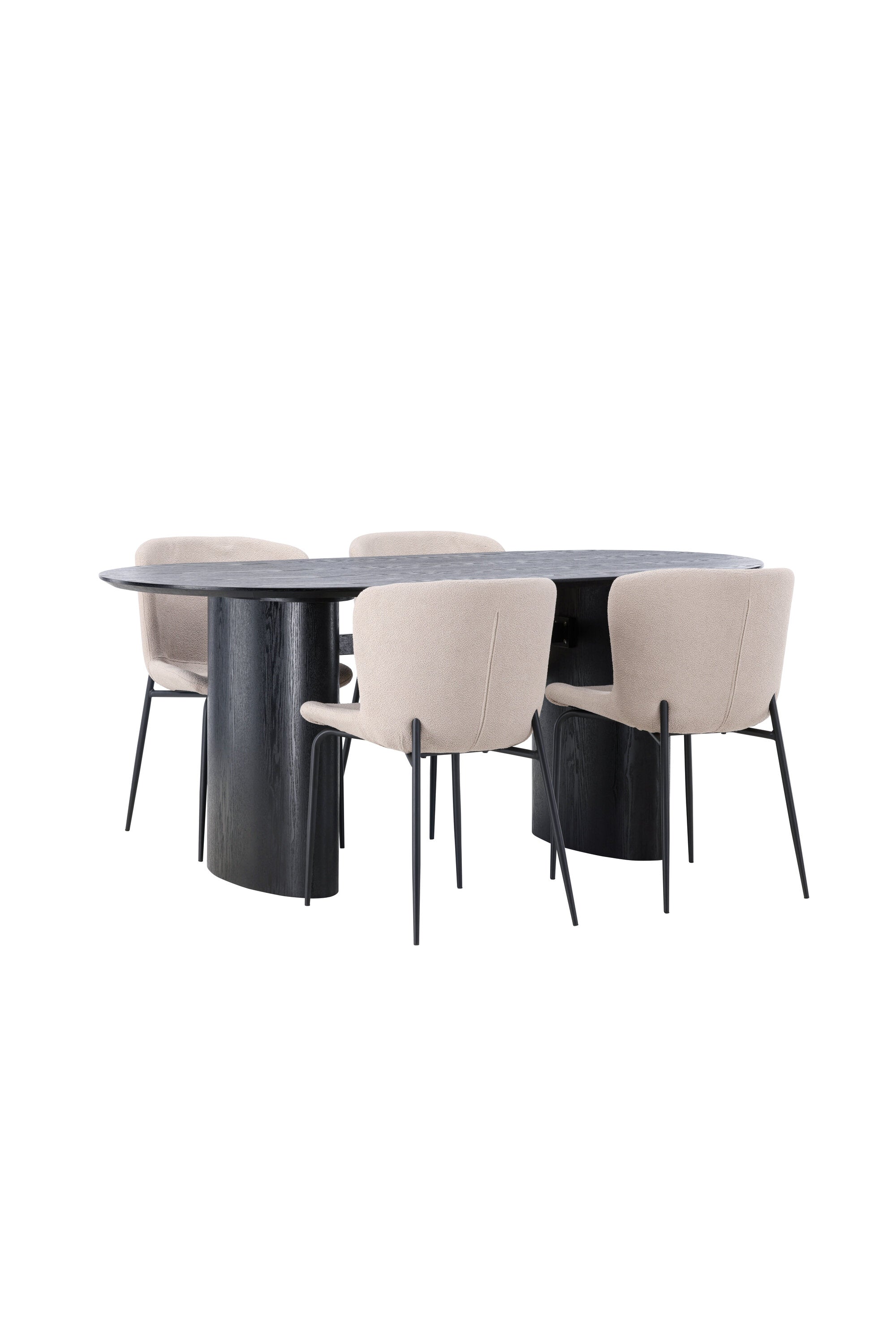 Matgrupp Isolde med stolarna Modesto-GR Dining Set-Venture Home-peaceofhome.se